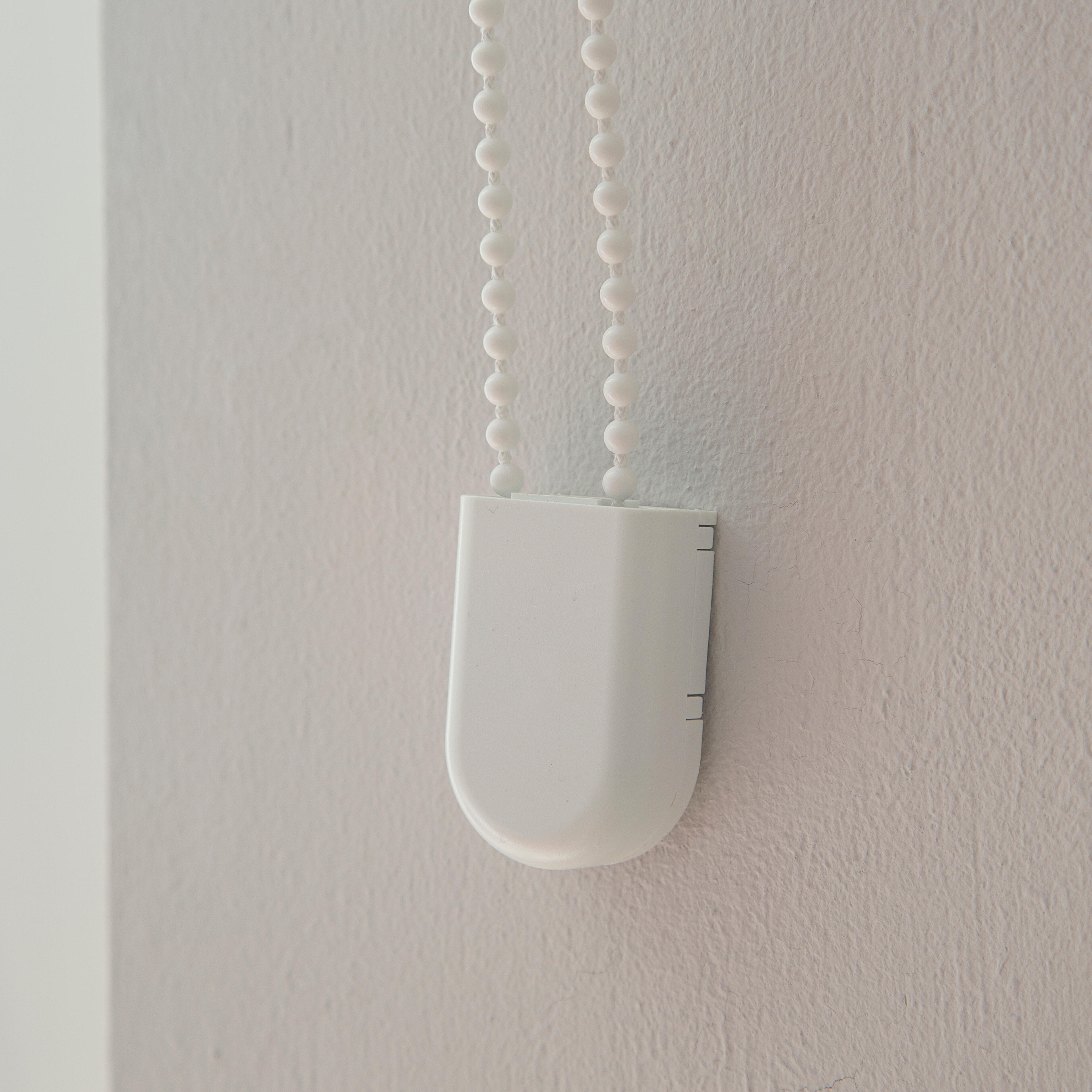 Estor plegable paquetto semi-transparente Forum 165x250 cm poliéster liso blanco con cadena - 8