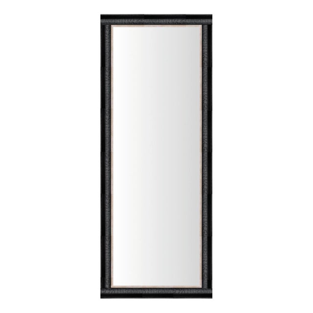 Specchio rettangolare in legno nero 53.4 x 153 cm