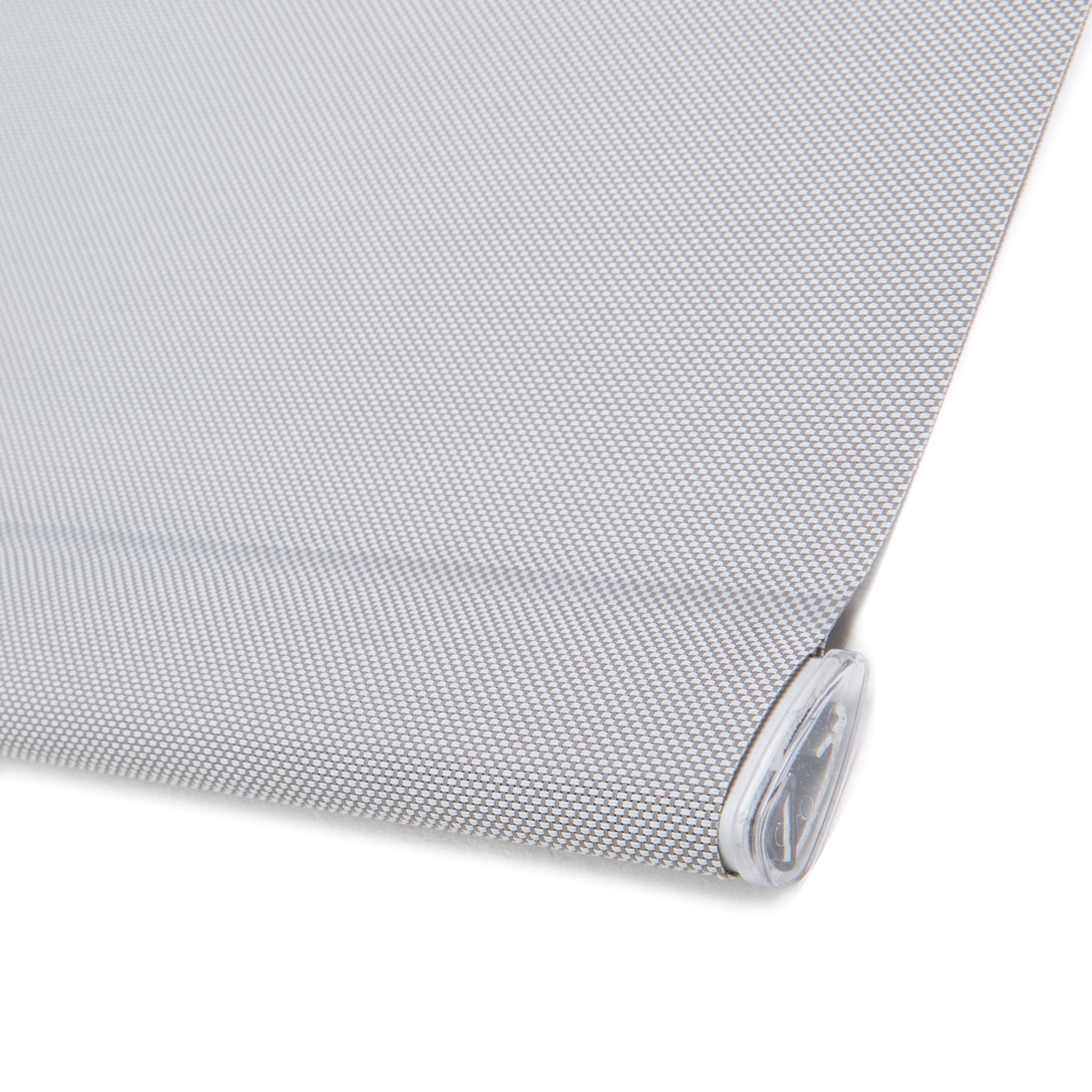 Estor enrollable screen 5% térmico con cadena Industry pvc liso gris claro de 180x250cm - 8