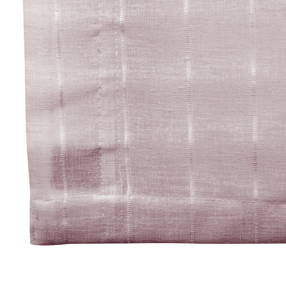 Estor plegable paquetto semi-transparente Mongomeri 165x175 cm poliéster rayas beige con cadena - 5