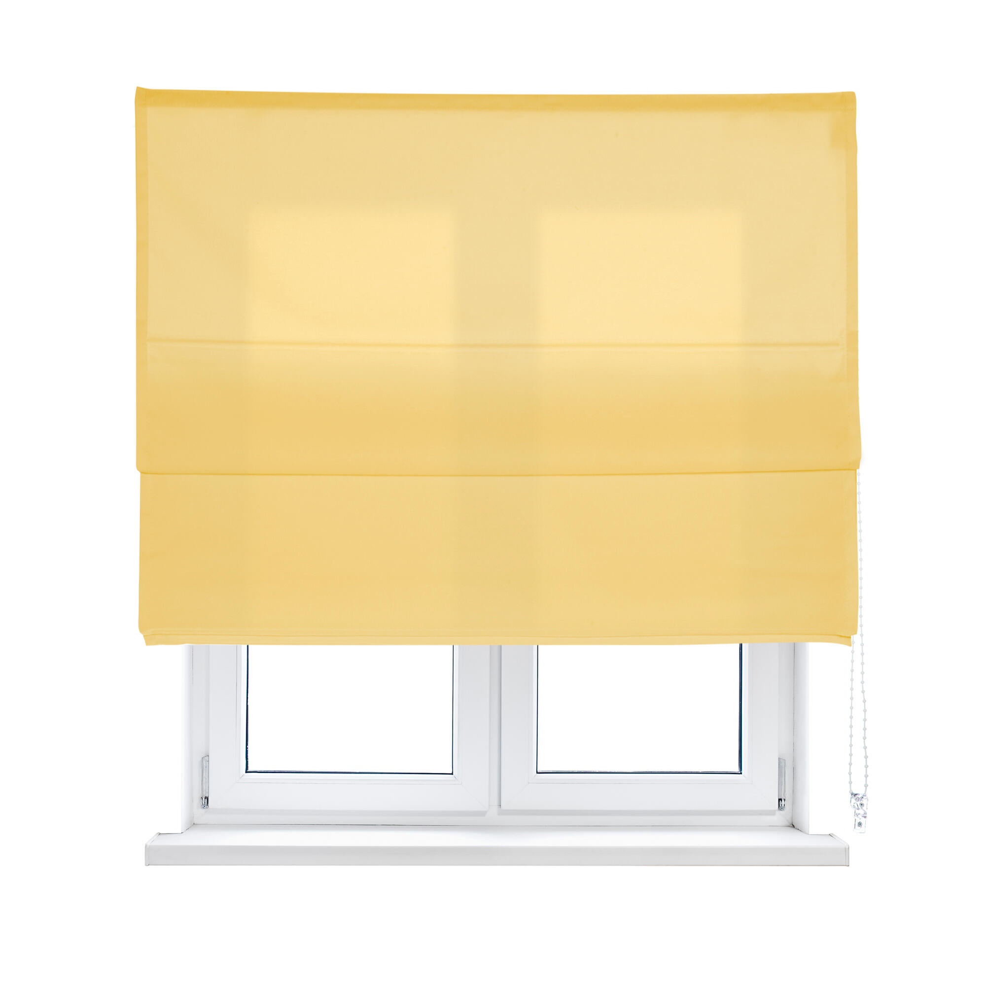 Estor plegable Básico 75x250 cm en color crema - 4