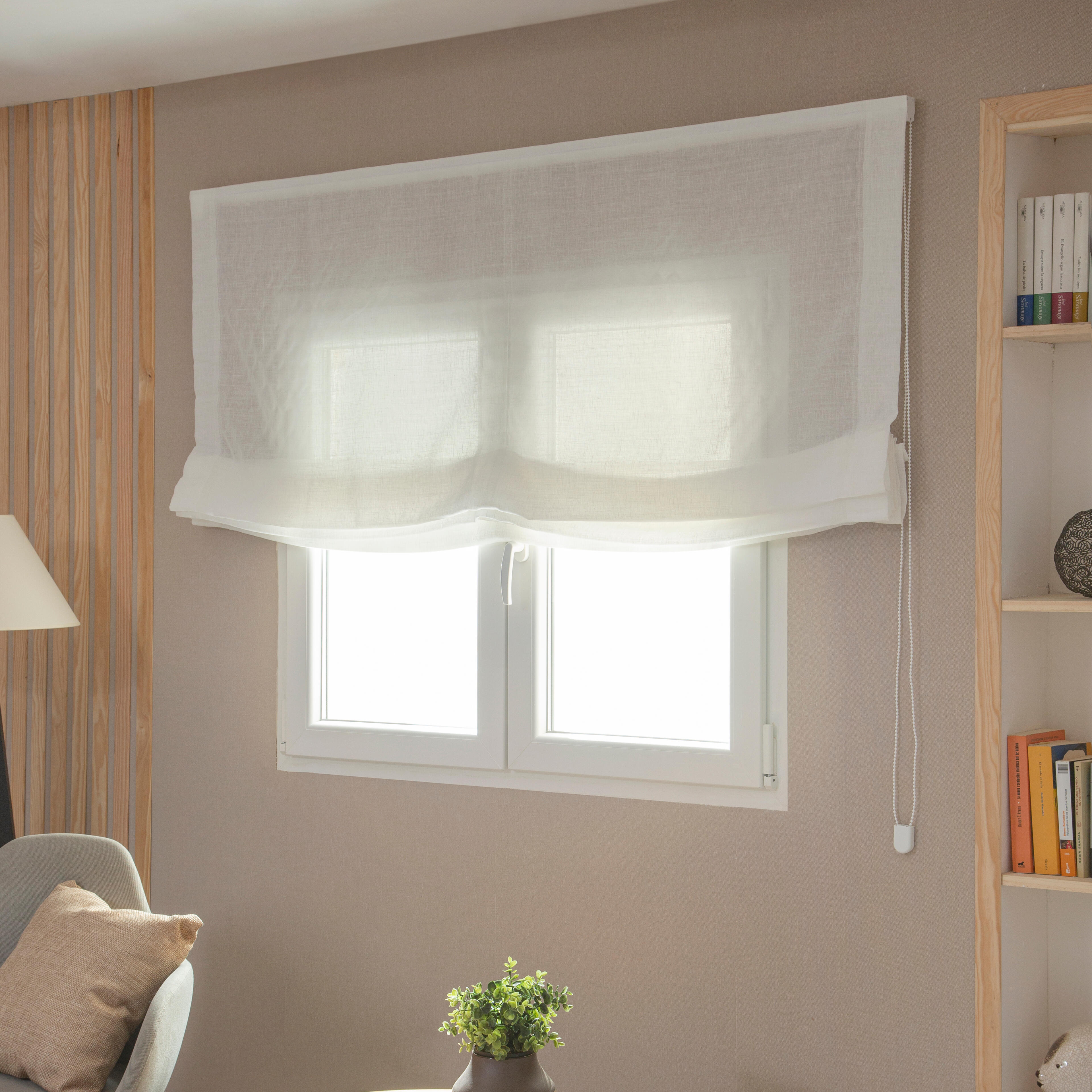 Estor plegable paqueto forum blanco de 165x175 cm