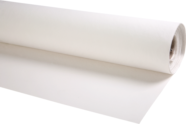 Tela al corte tapicería imitación piel Cannes white ancho 140 cm