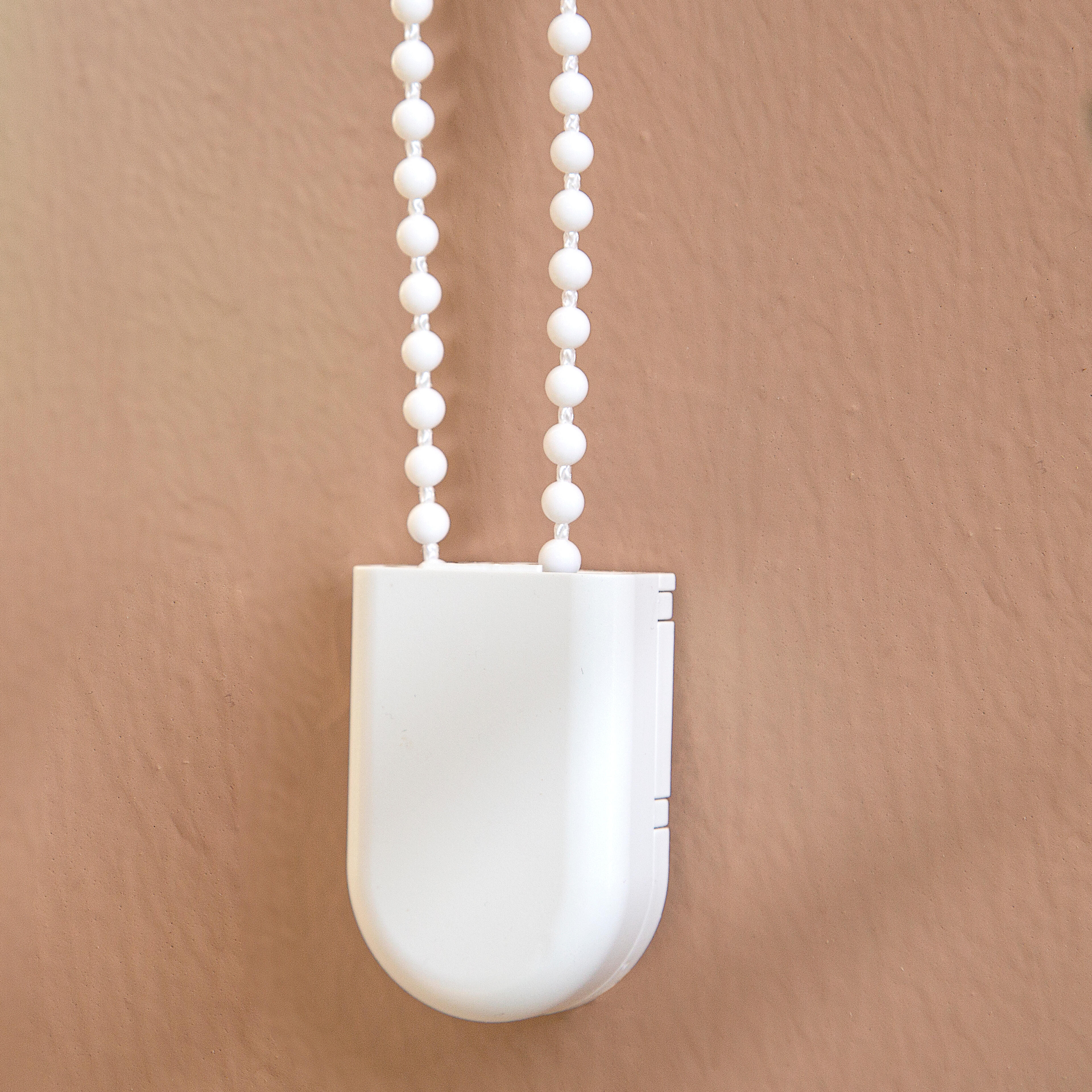 Estor plegable paquetto semi-transparente Fórum 105x250 cm poliéster liso blanco con cadena - 6