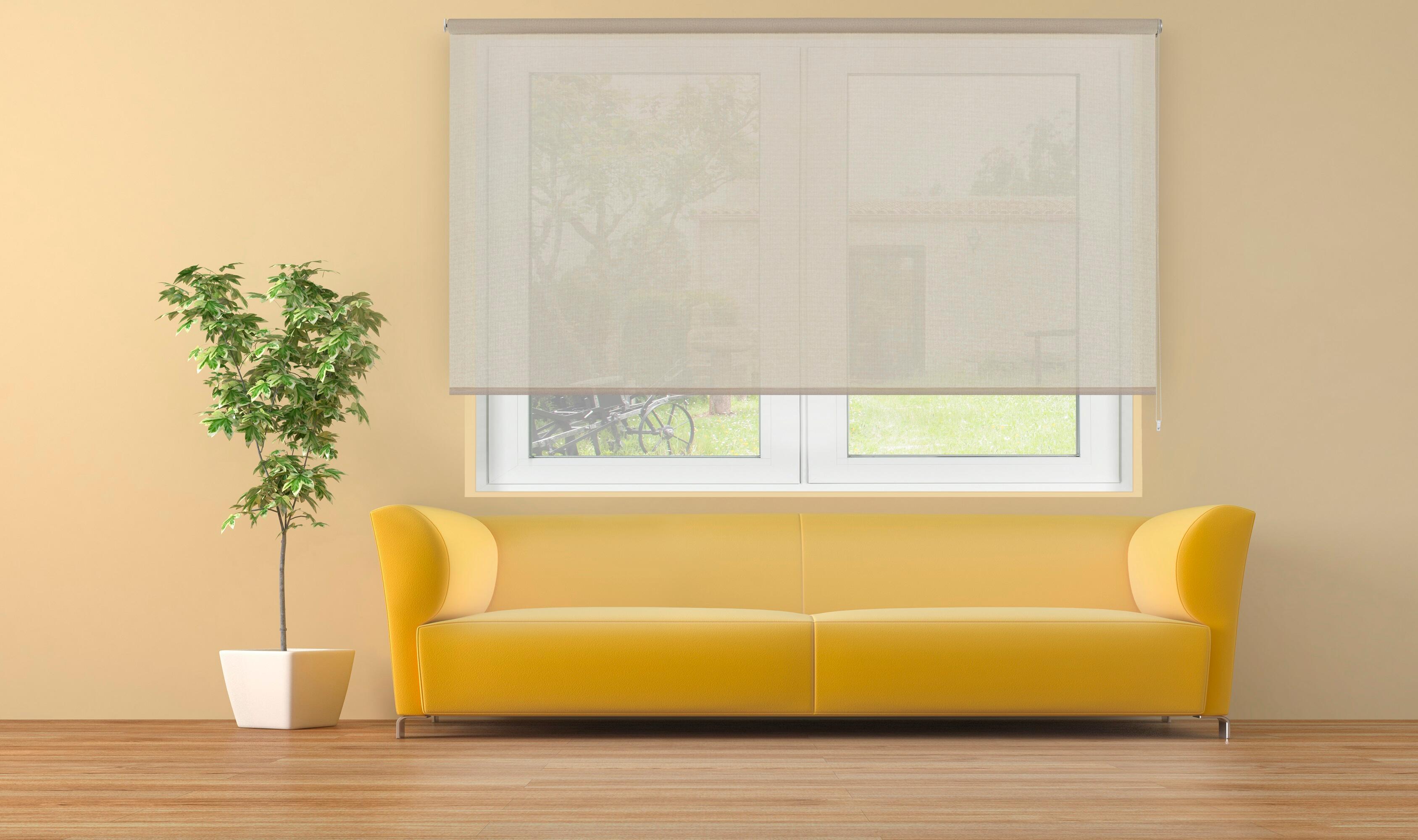 Estore de rolo Cotton 150x250cm bege - 2