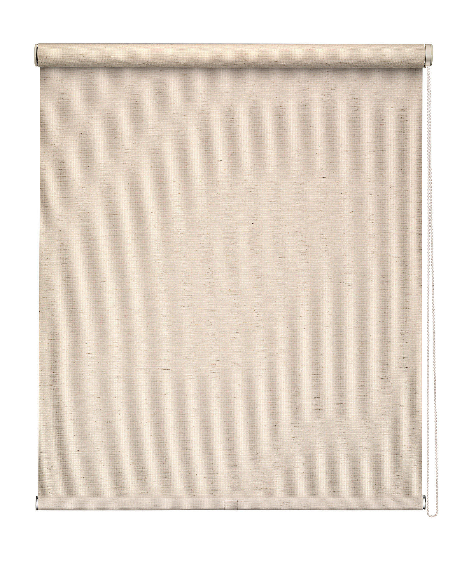 Estor enrollable screen 5% térmico con cadena Lino beige lino liso beige de 90x250cm - 4