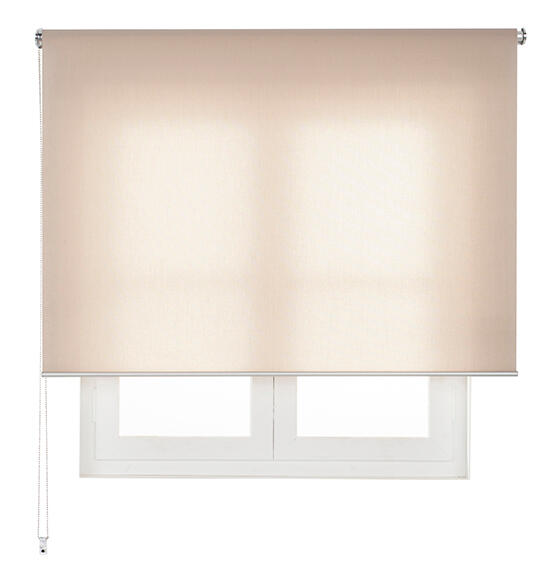 Estor enrollable translúcido miranda beige de 139x250cm