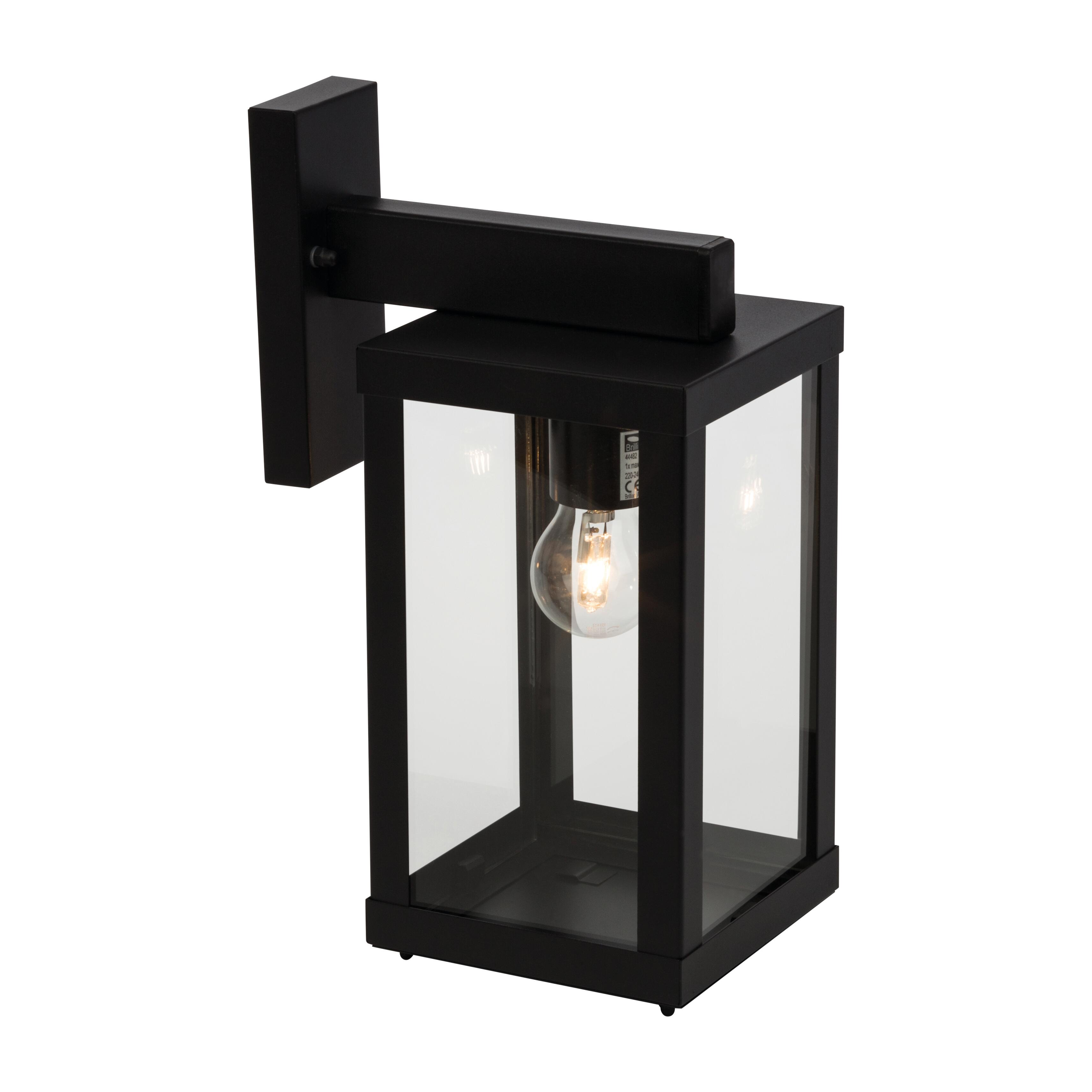 Applique industriale da esterno Gaia nero IP44 E27 BRILLIANT - 2