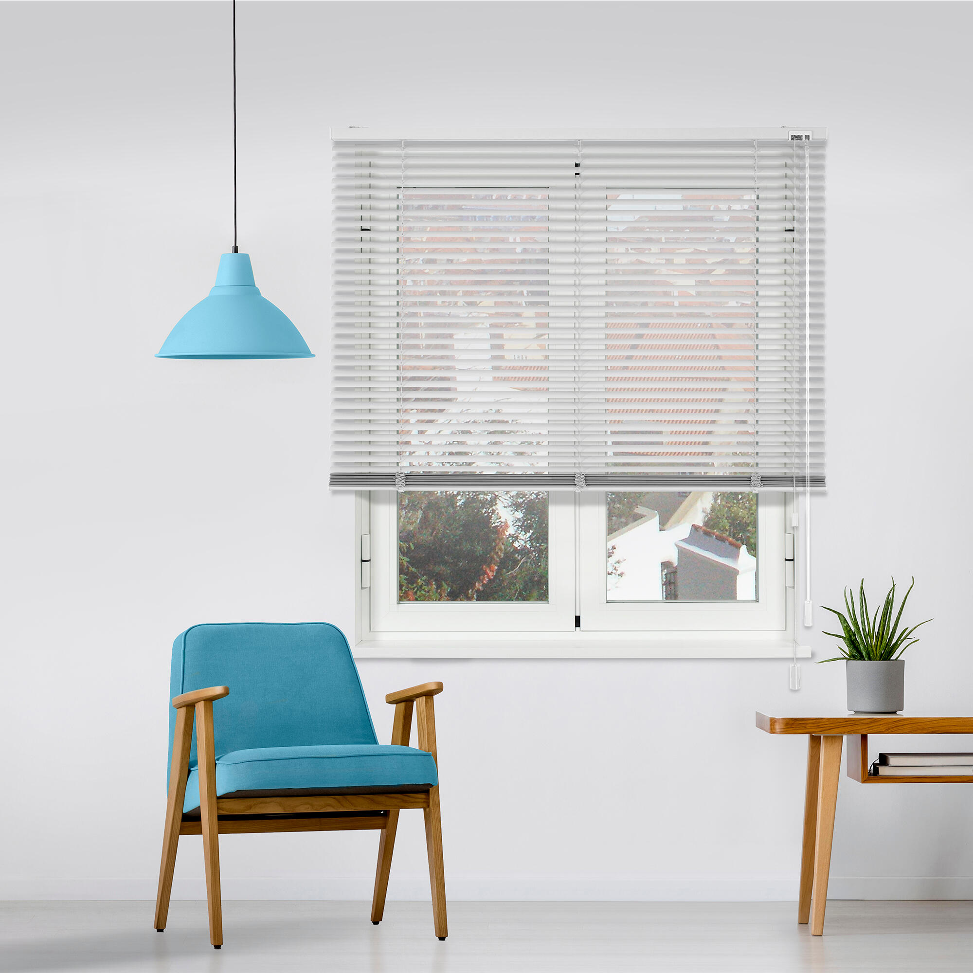 Estore laminado 120X175CM 25MM ALUMINIO BRANCO ACETINADO - 3