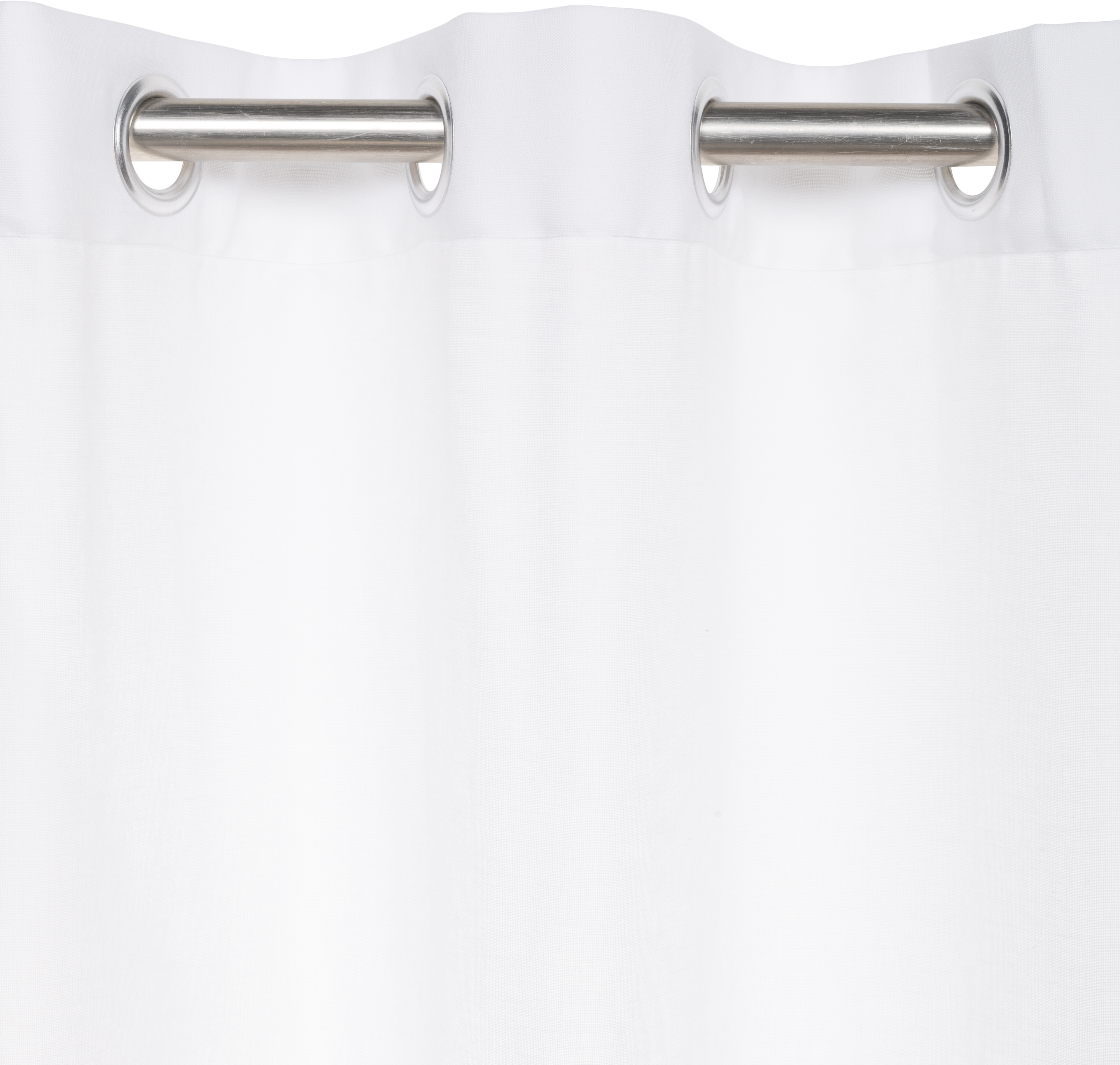 Cortinado ilhós Ayden 140x270cm branco - 17