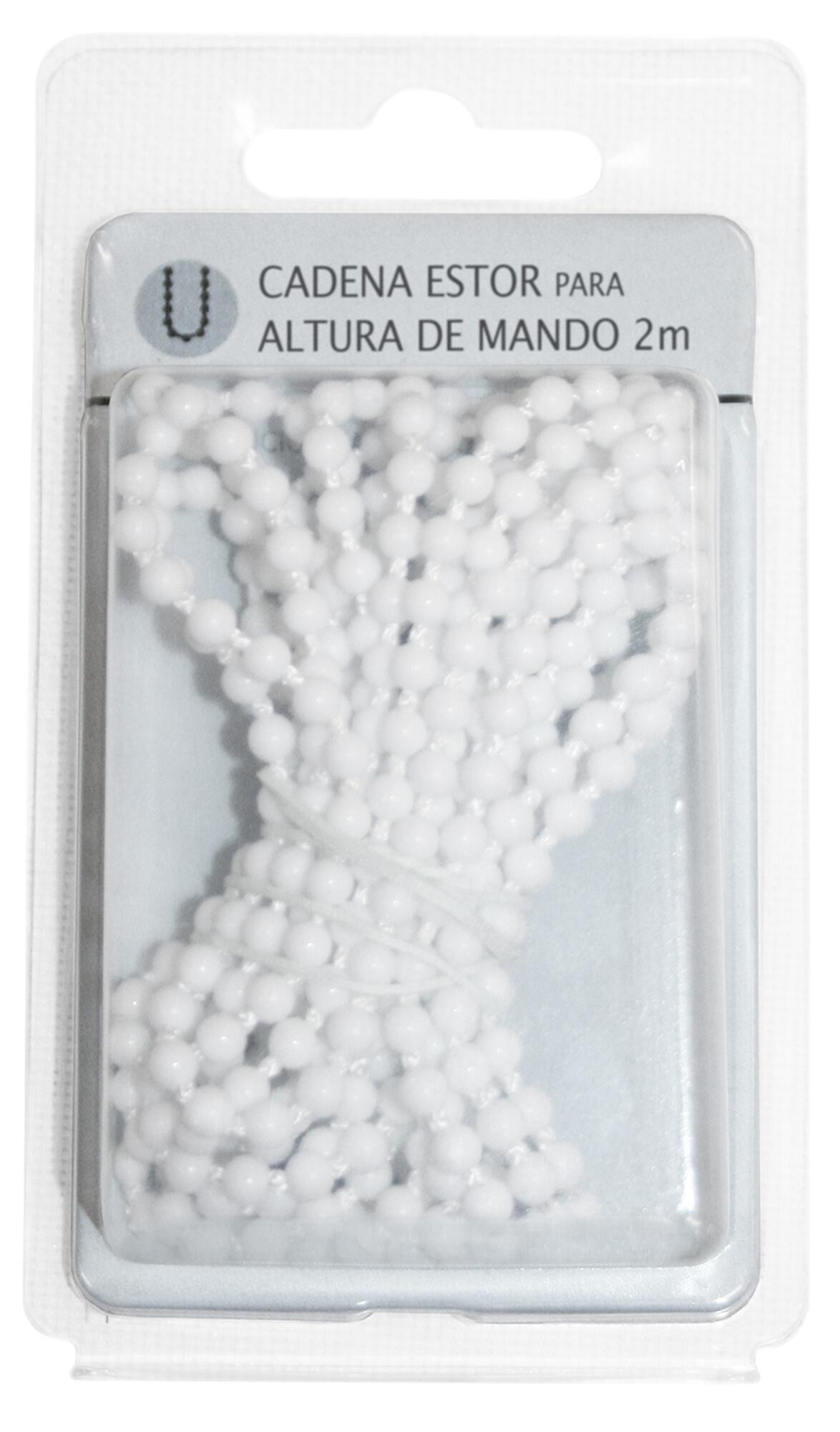 Cadena blanca 4 m para estor enrollable