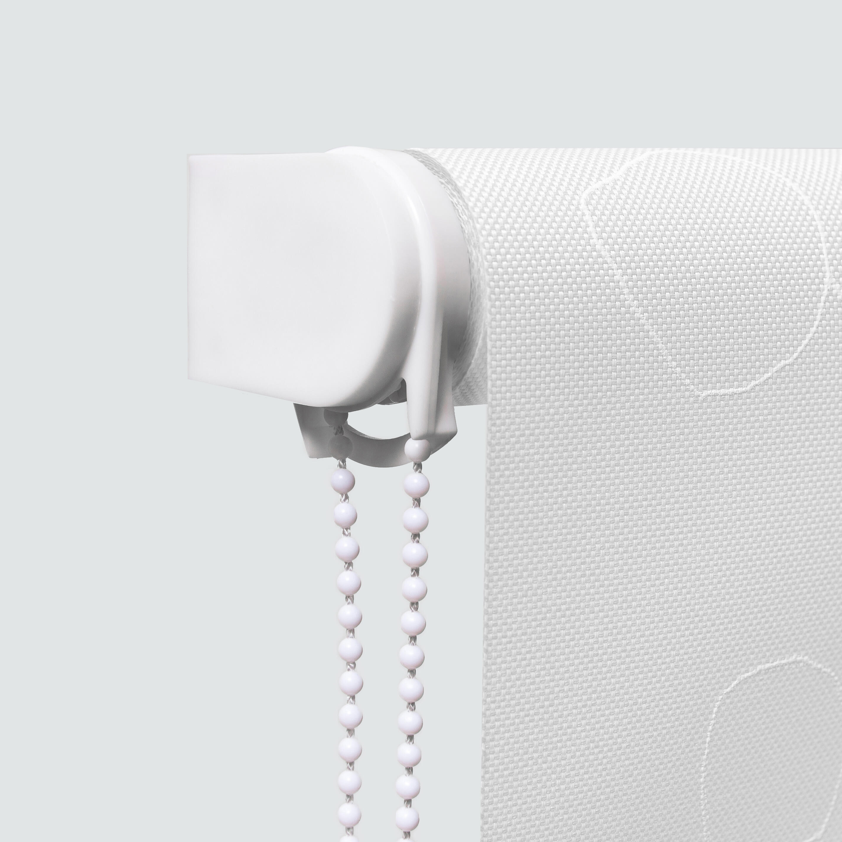 Estor enrollable screen 5% con cadena Zen poliéster planta blanco  de 120x250cm - 5