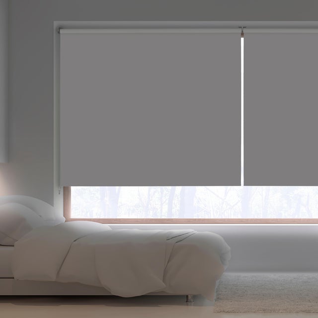 Estore de rolo blackout 105 x 250 cm solpor cinzento Inspire