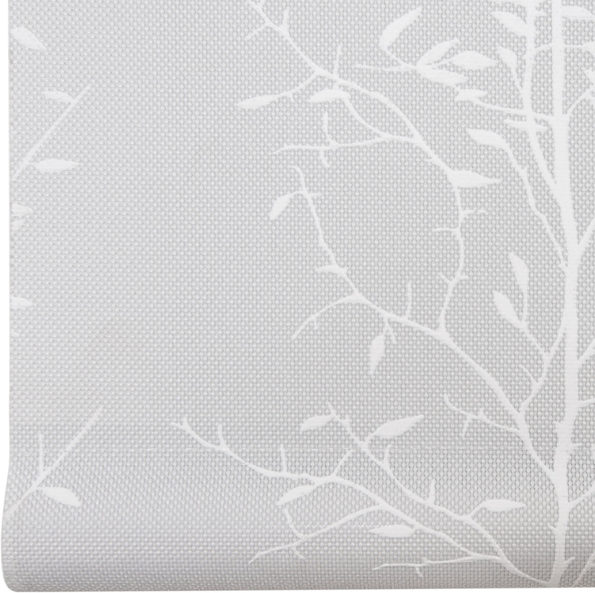 Estor enrollable screen 5% Ramas de 90x250 poliéster planta gris con cadena - 4