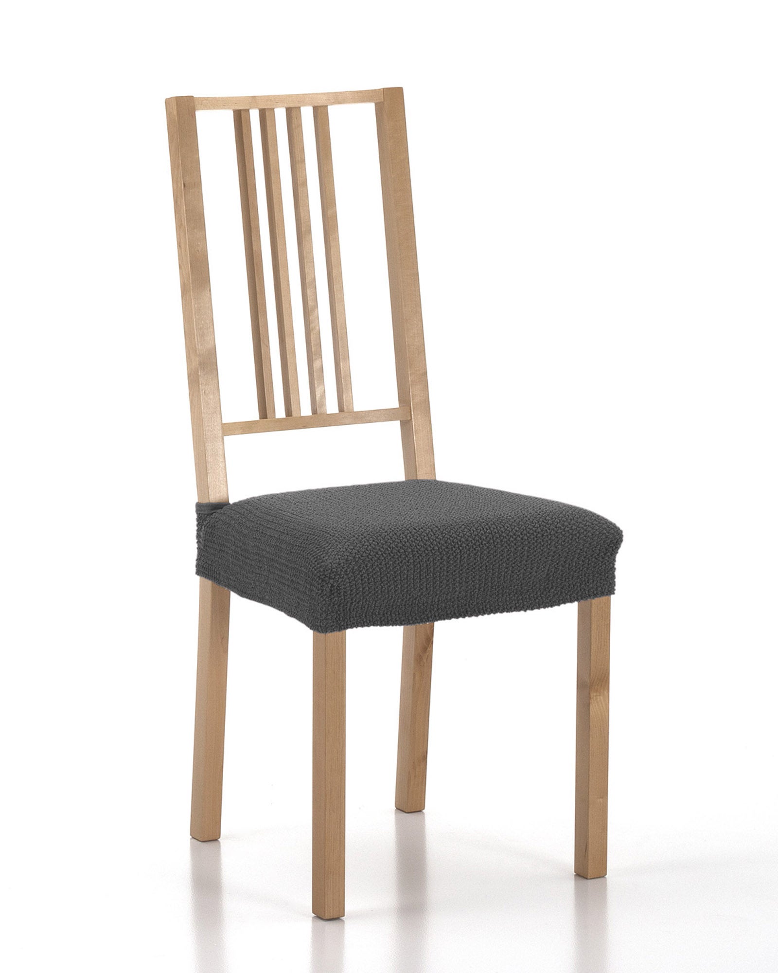 Funda elástica silla edir gris pack 2
