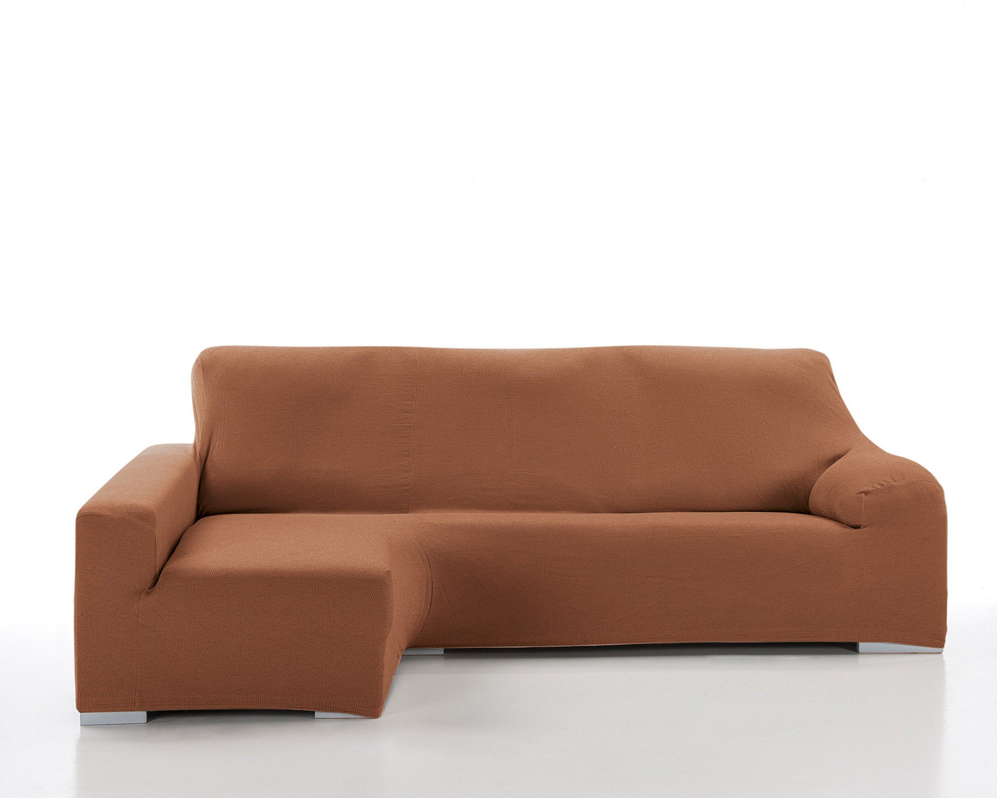 Funda chaise longue elástica enzo naranja derecho