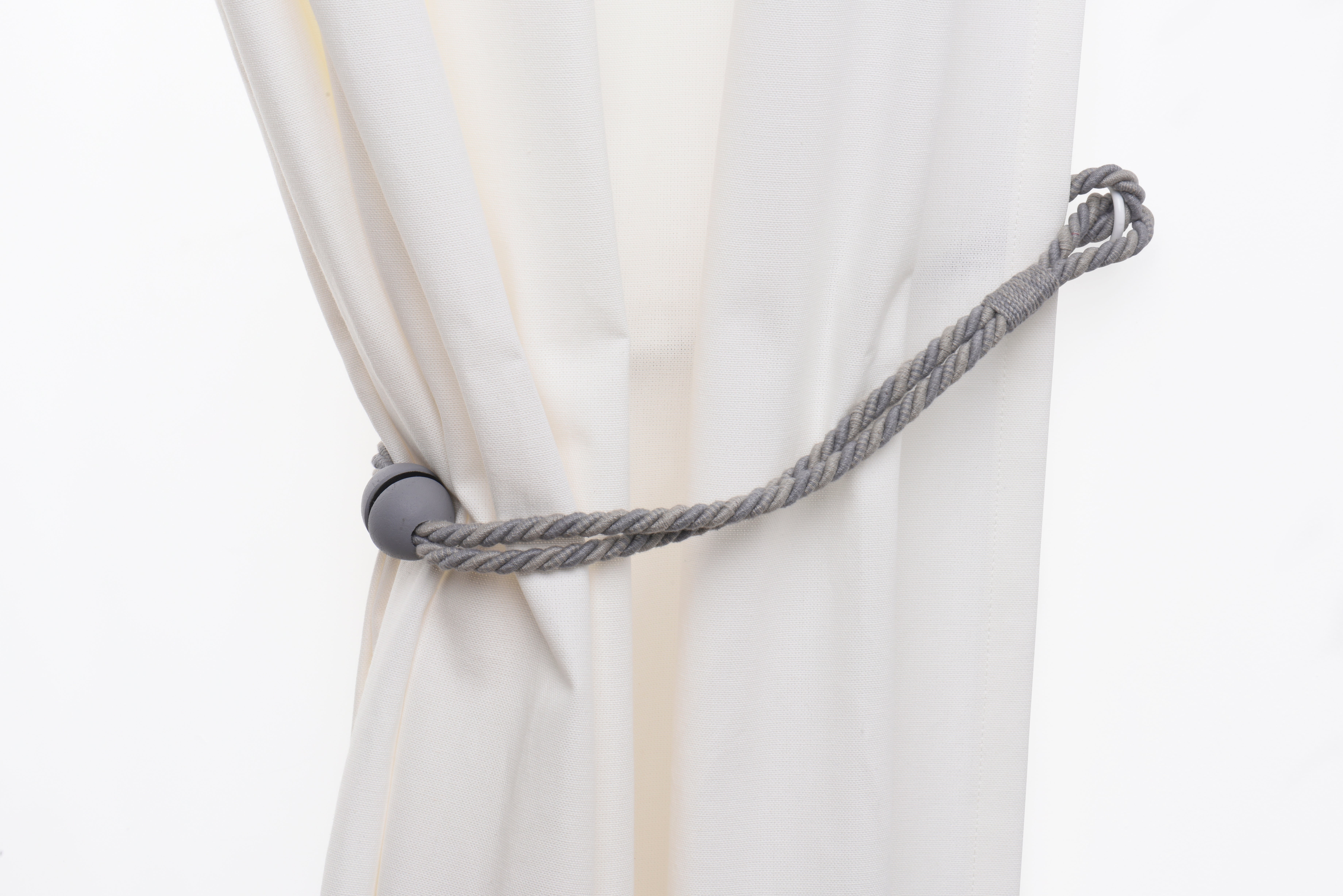 Embrace magnético 70 cm algodão cinza - 5