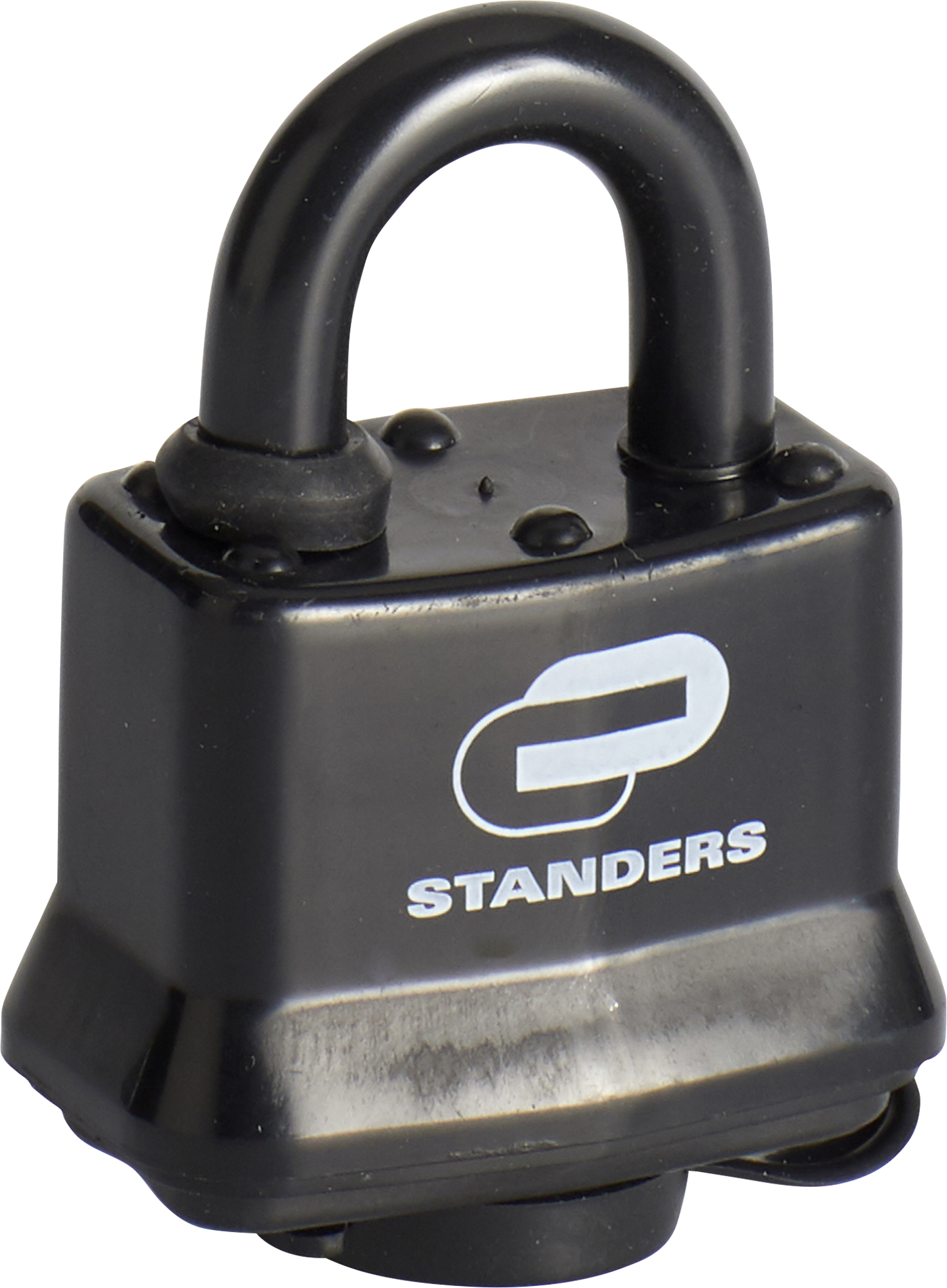 Candado con llave con cuerpo hierro y asa de acero cromado 43,5x40 mm STANDERS - 3