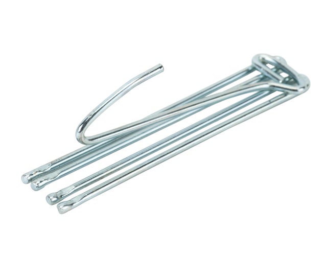 Garfio fruncidor metal de 8,5 cm