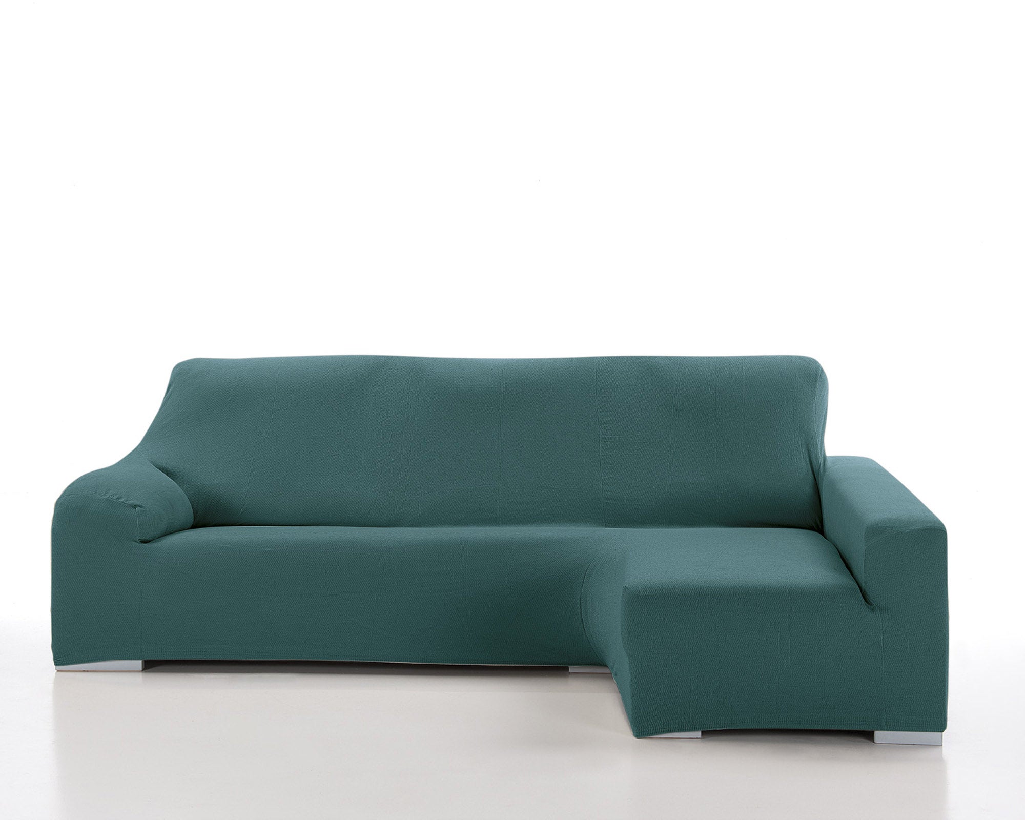 Funda chaise longue elástica enzo aguamarina izquierdo