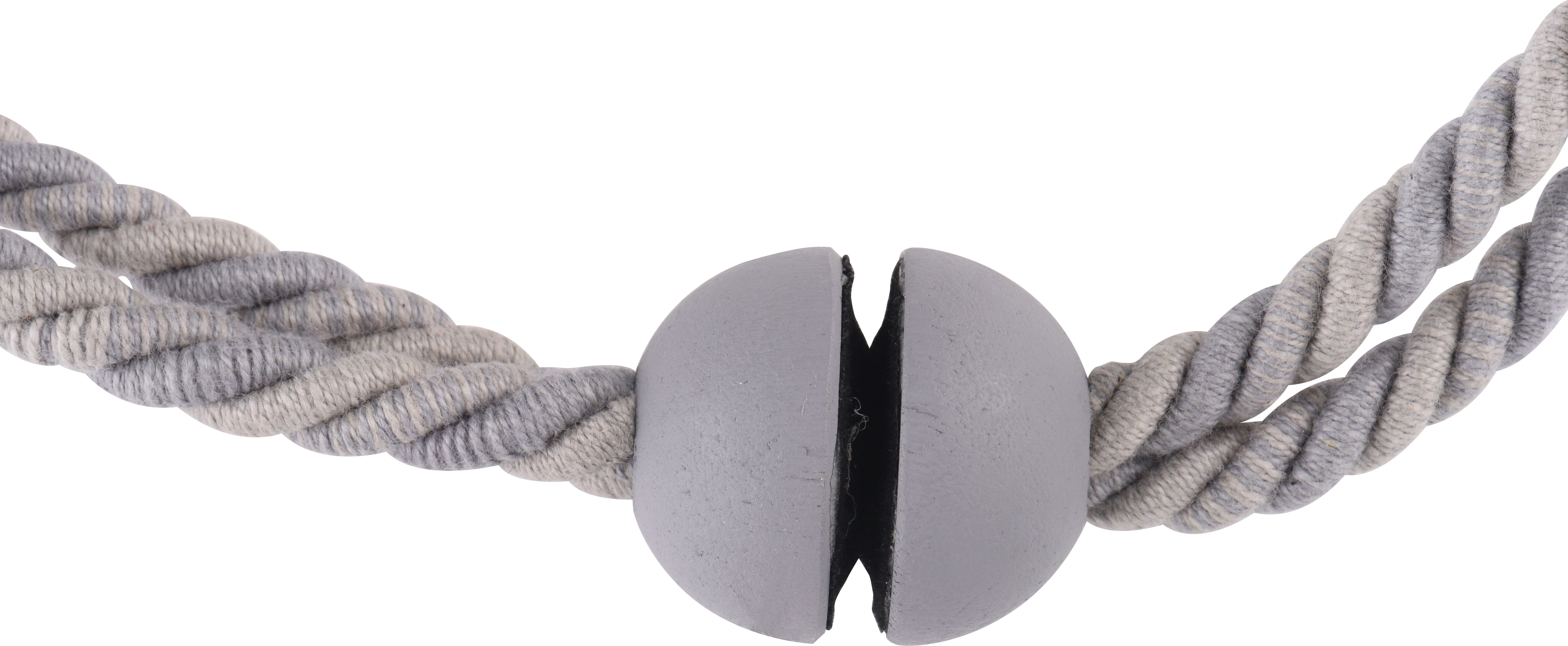 Embrace magnético 70 cm algodão cinza - 4