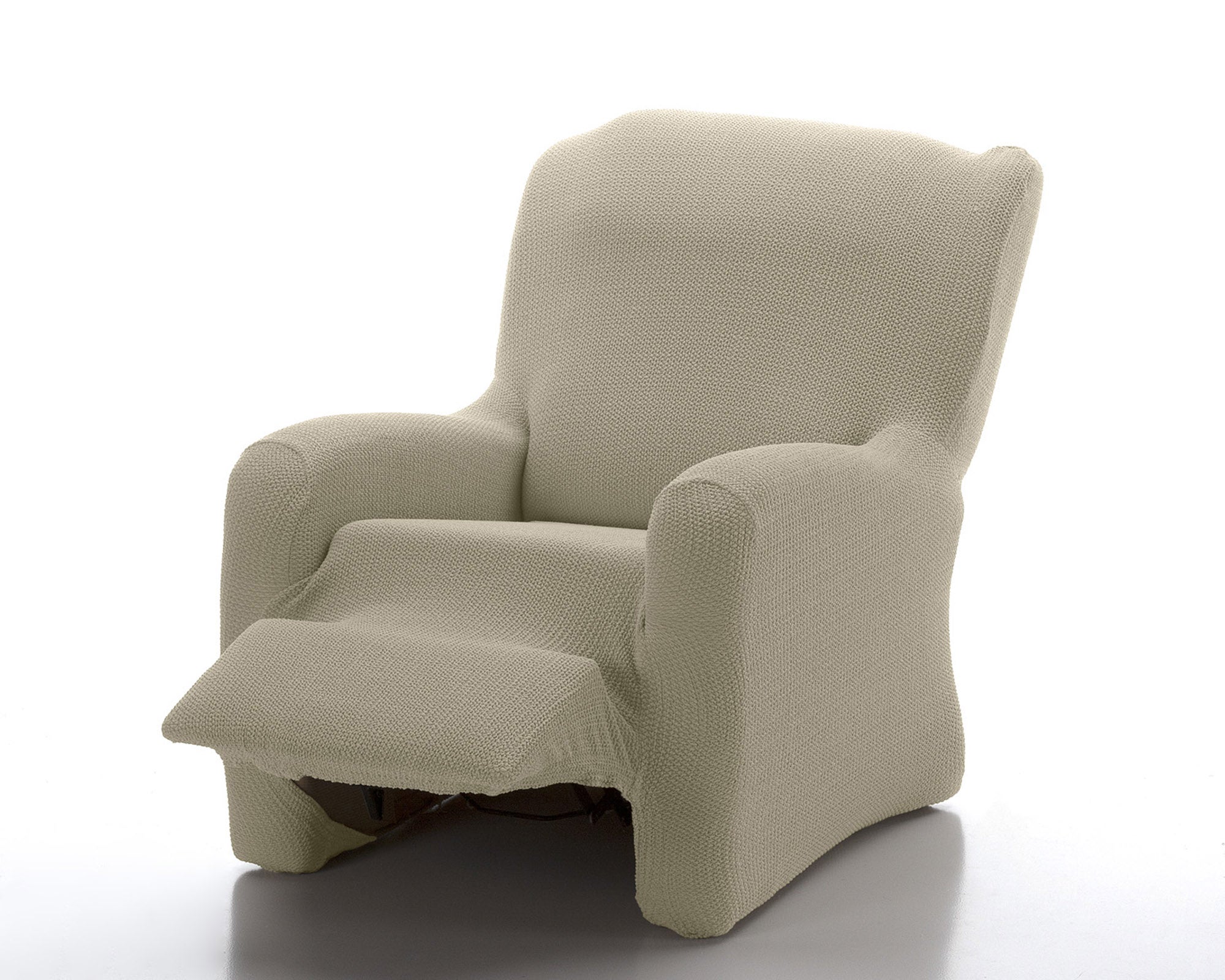 Funda elástica sillón relax edir beig 1 plaza patron