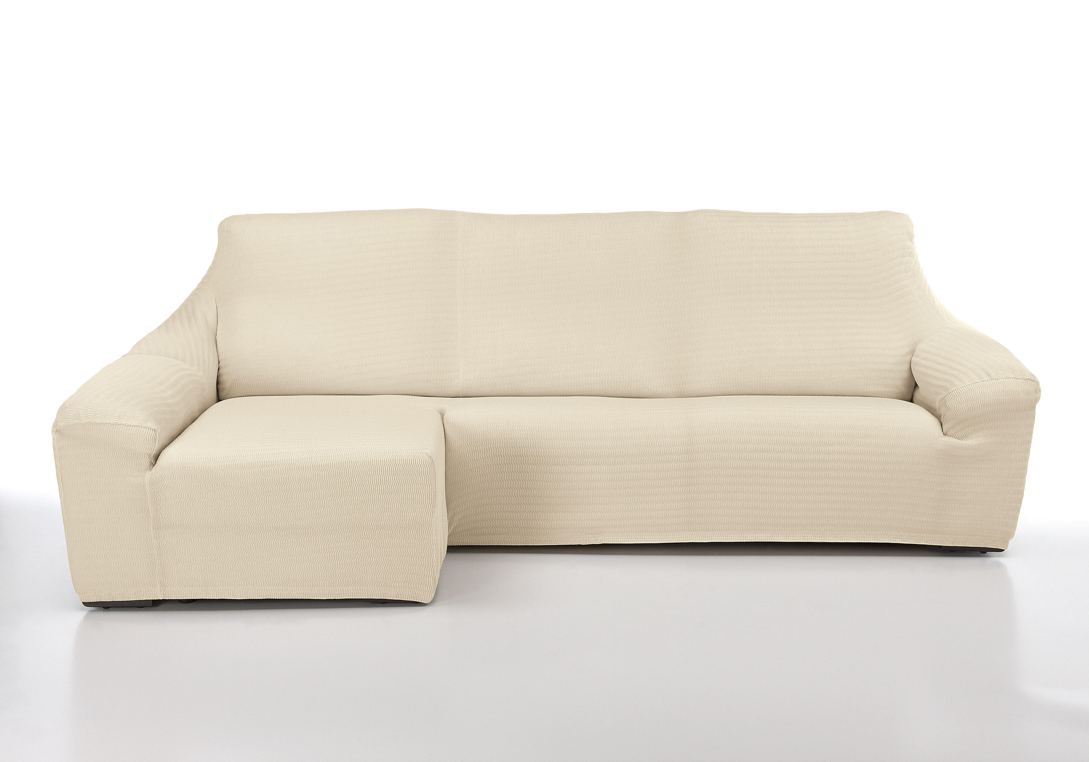 Funda chaise longue elástica playa natural derecho