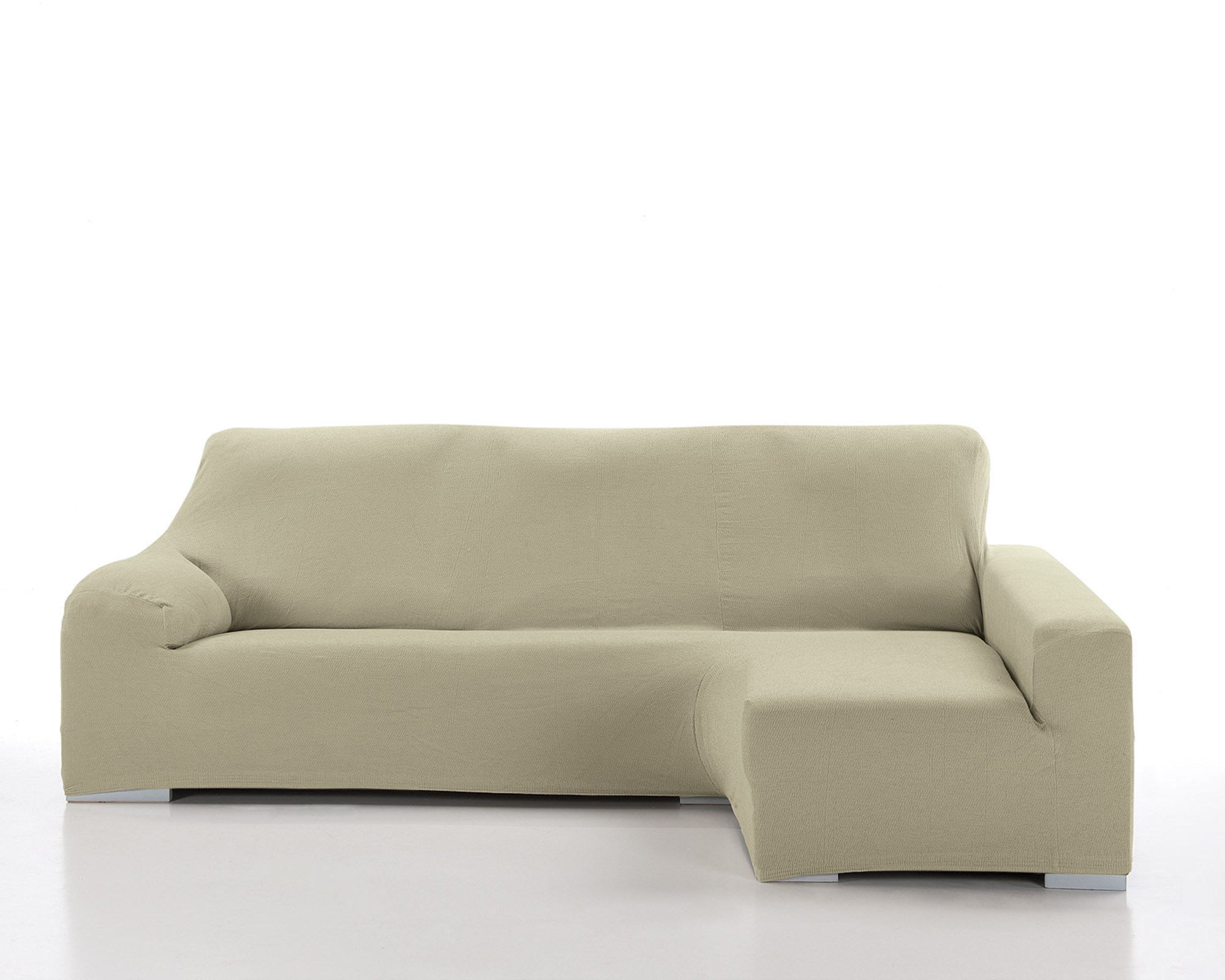 Funda chaise longue elástica enzo beig izquierdo