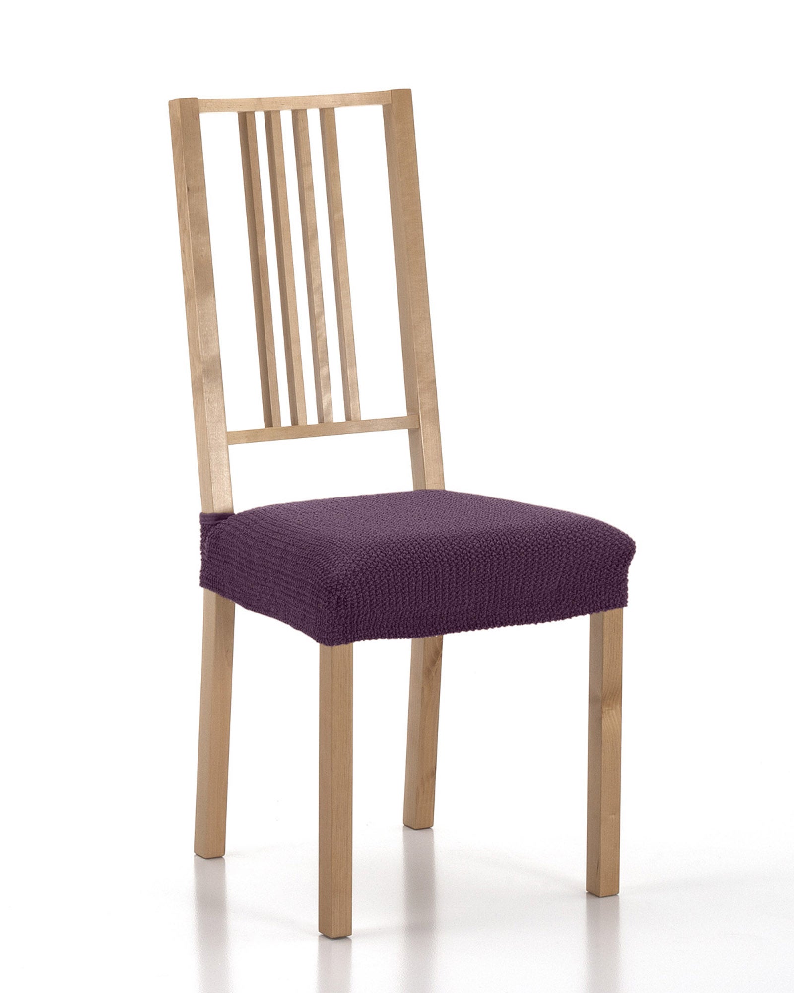 Funda elástica silla edir berenjena pack 6