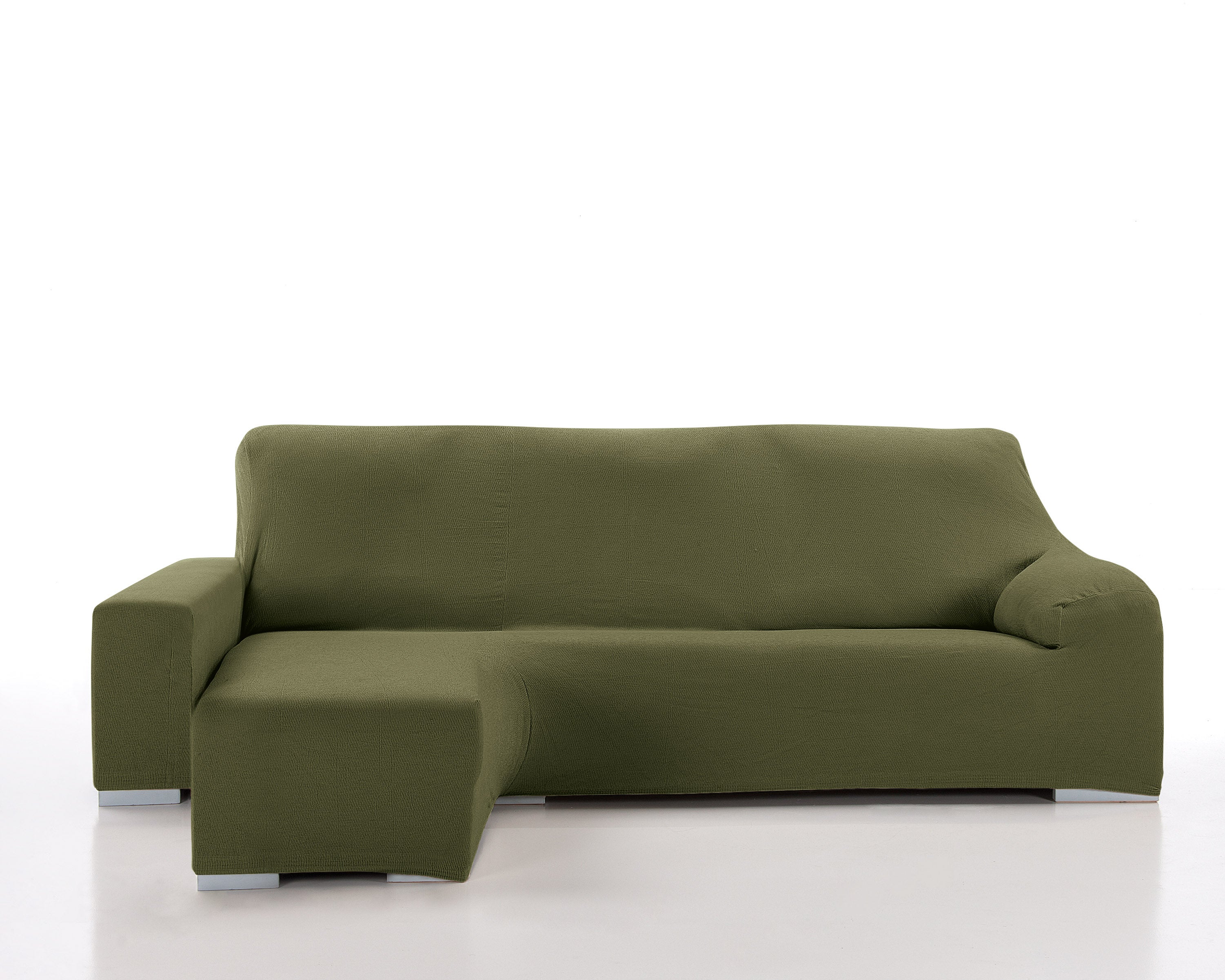 Funda chaise longue elástica brazo corto enzo oliva derecho