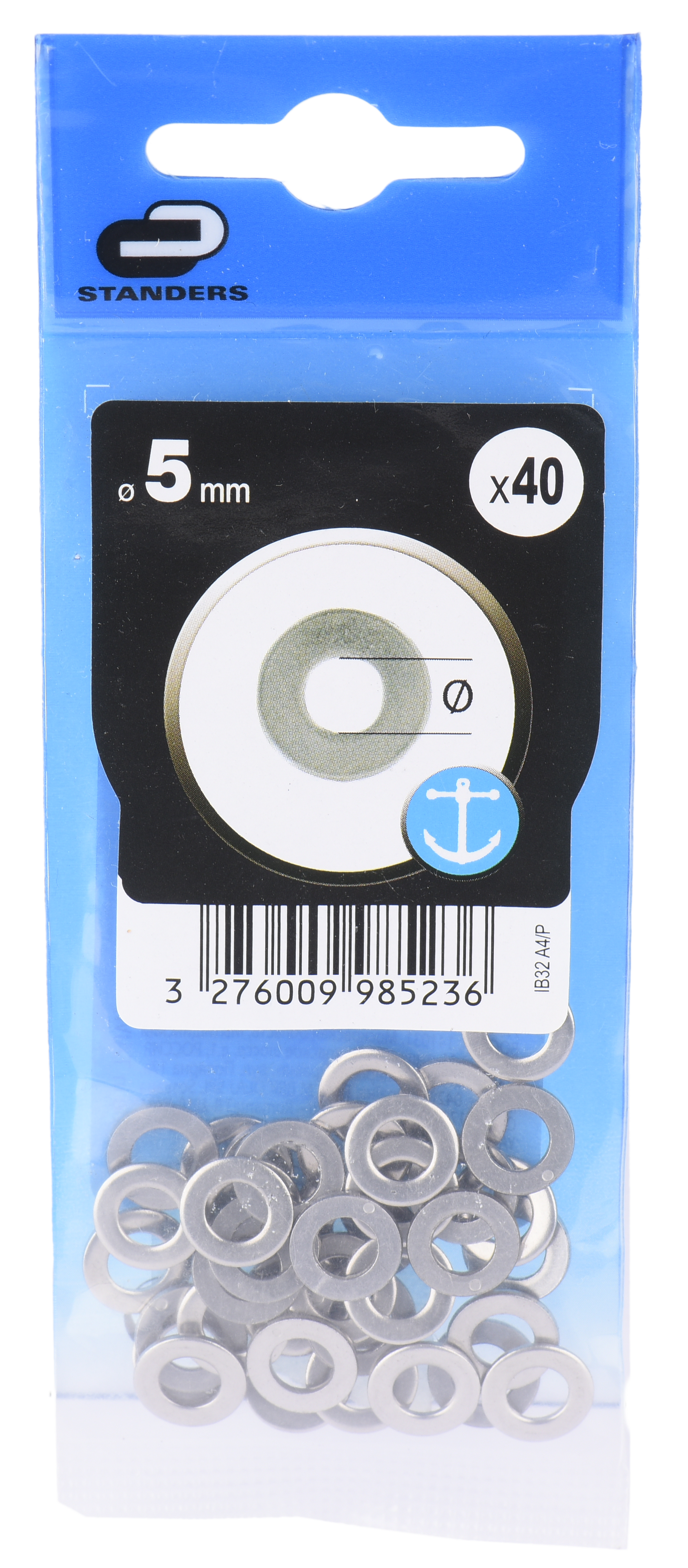 40 Anilhas STANDERS LARGAS D5 - 4