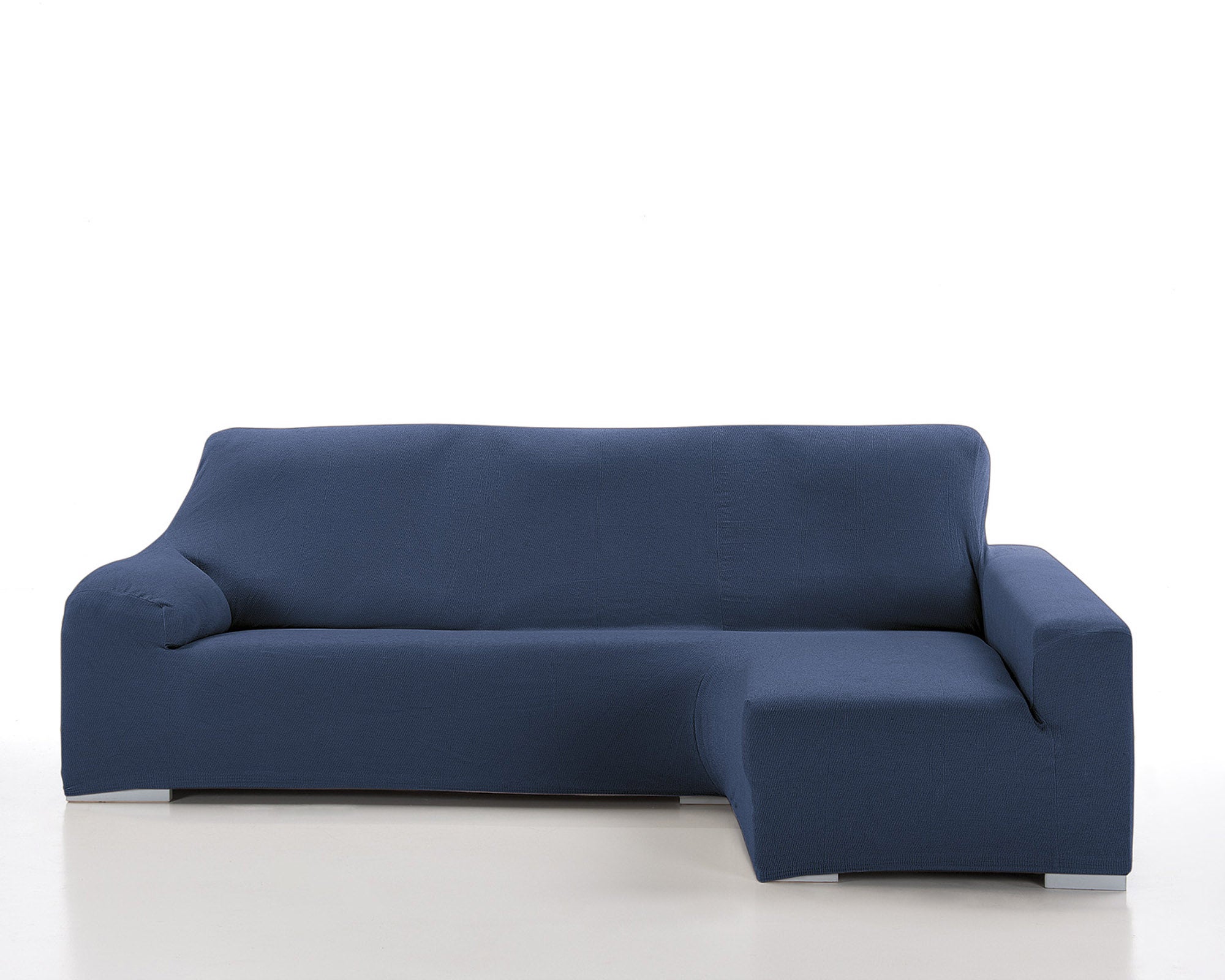 Funda chaise longue elástica enzo azul izquierdo