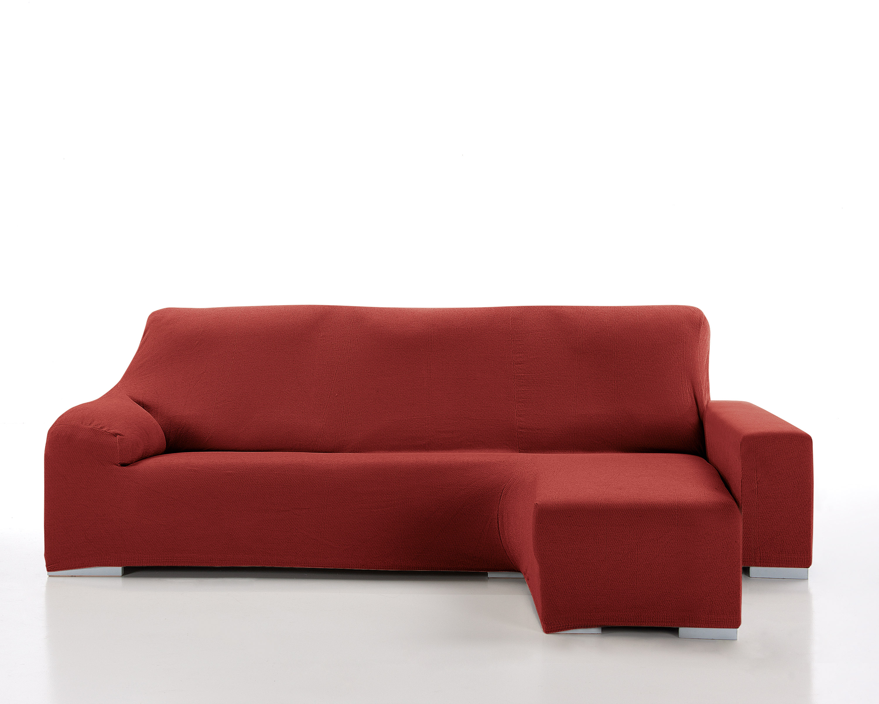 Funda chaise longue elástica brazo corto enzo rojo izquierdo
