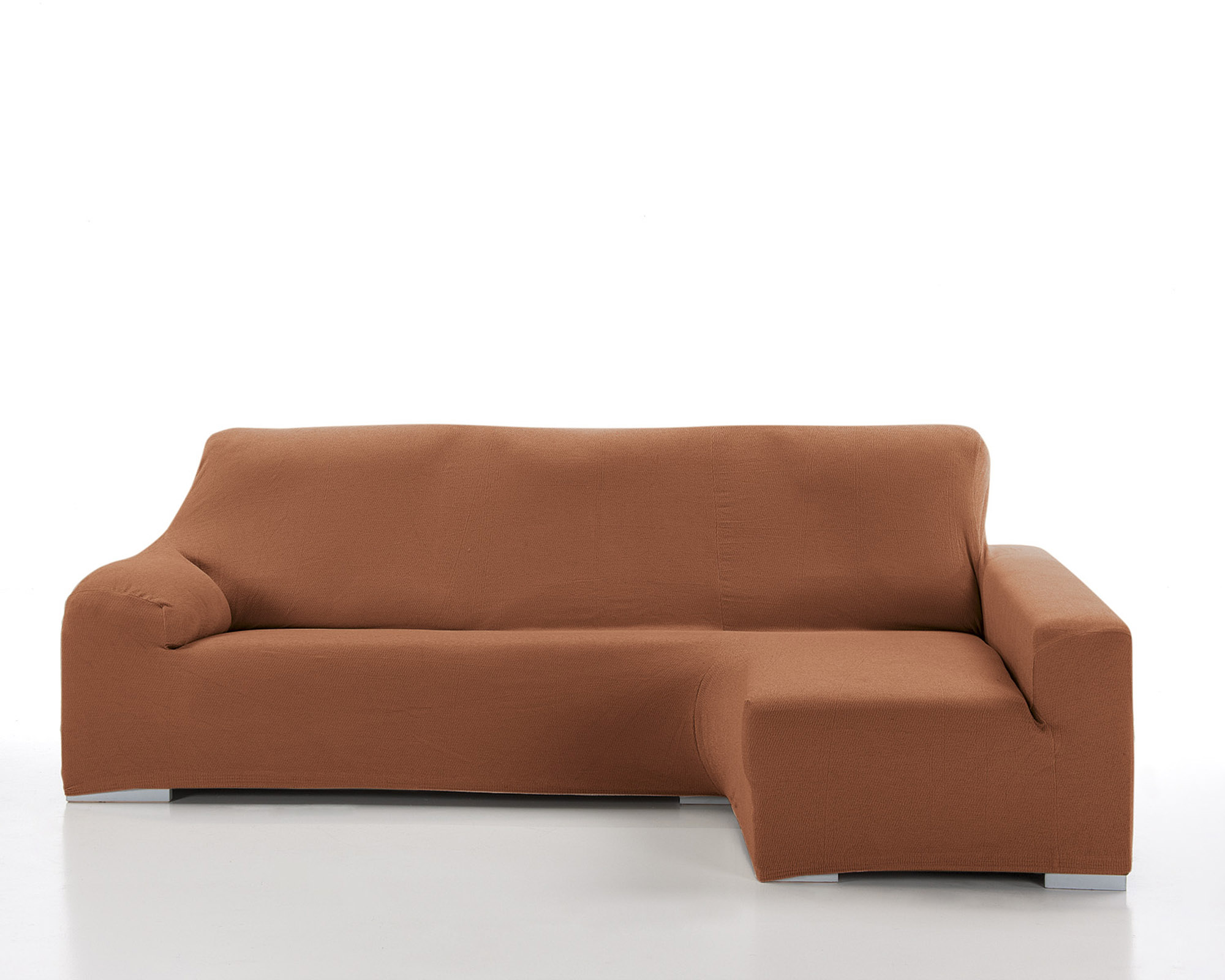 Funda chaise longue elástica enzo naranja izquierdo