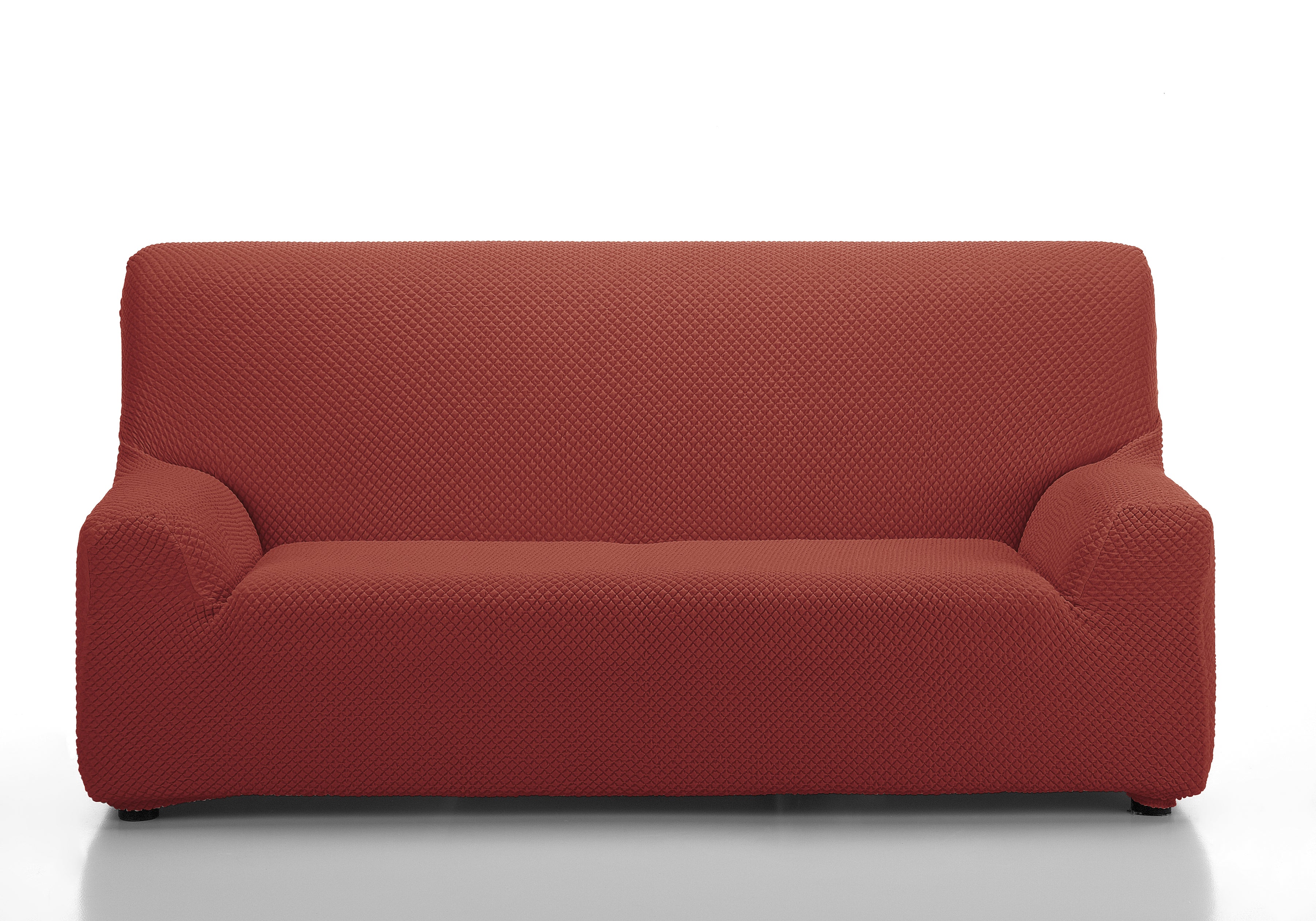 Funda sofá elástica erik rojo 3 plazas
