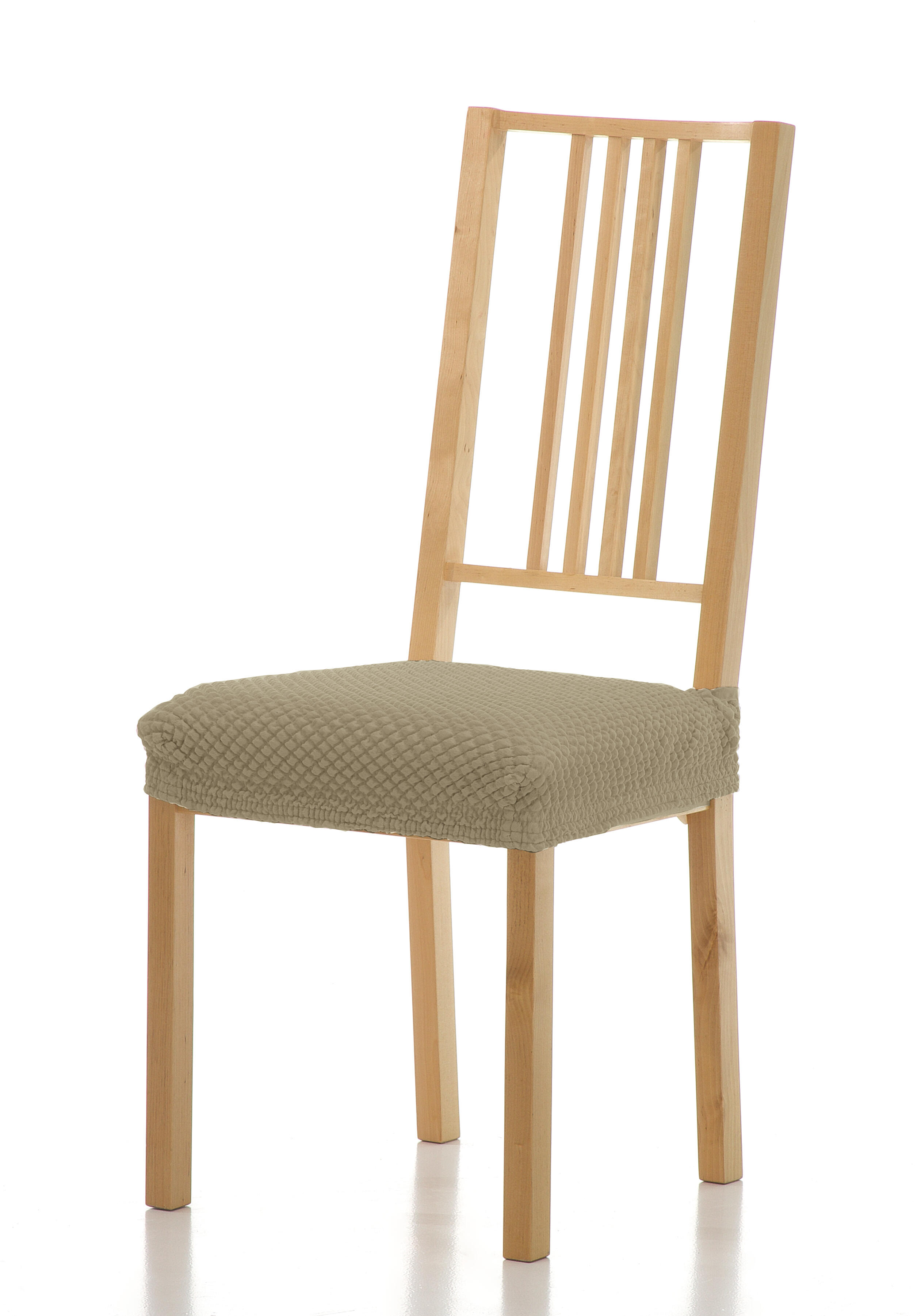 Funda elástica silla erik taupe pack 2