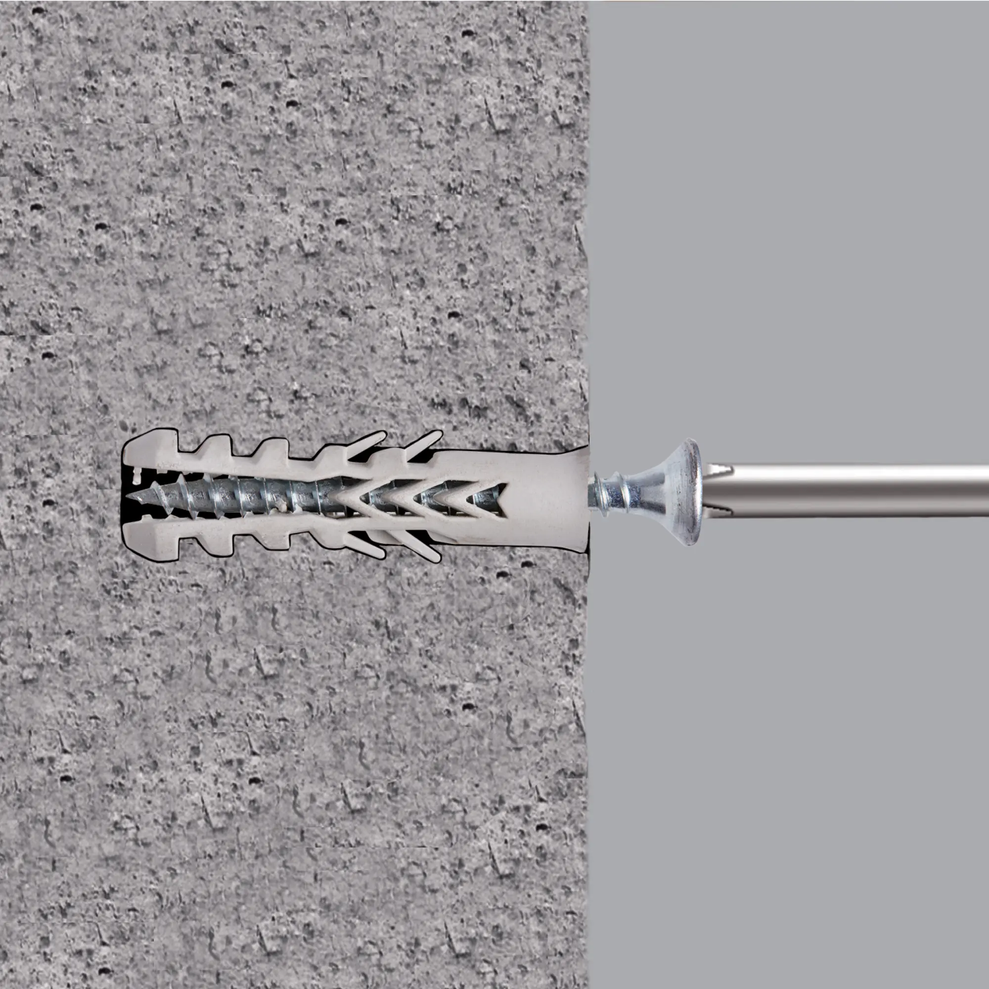 20 buchas com parafuso STANDERS NYLON 8X40MM - 8