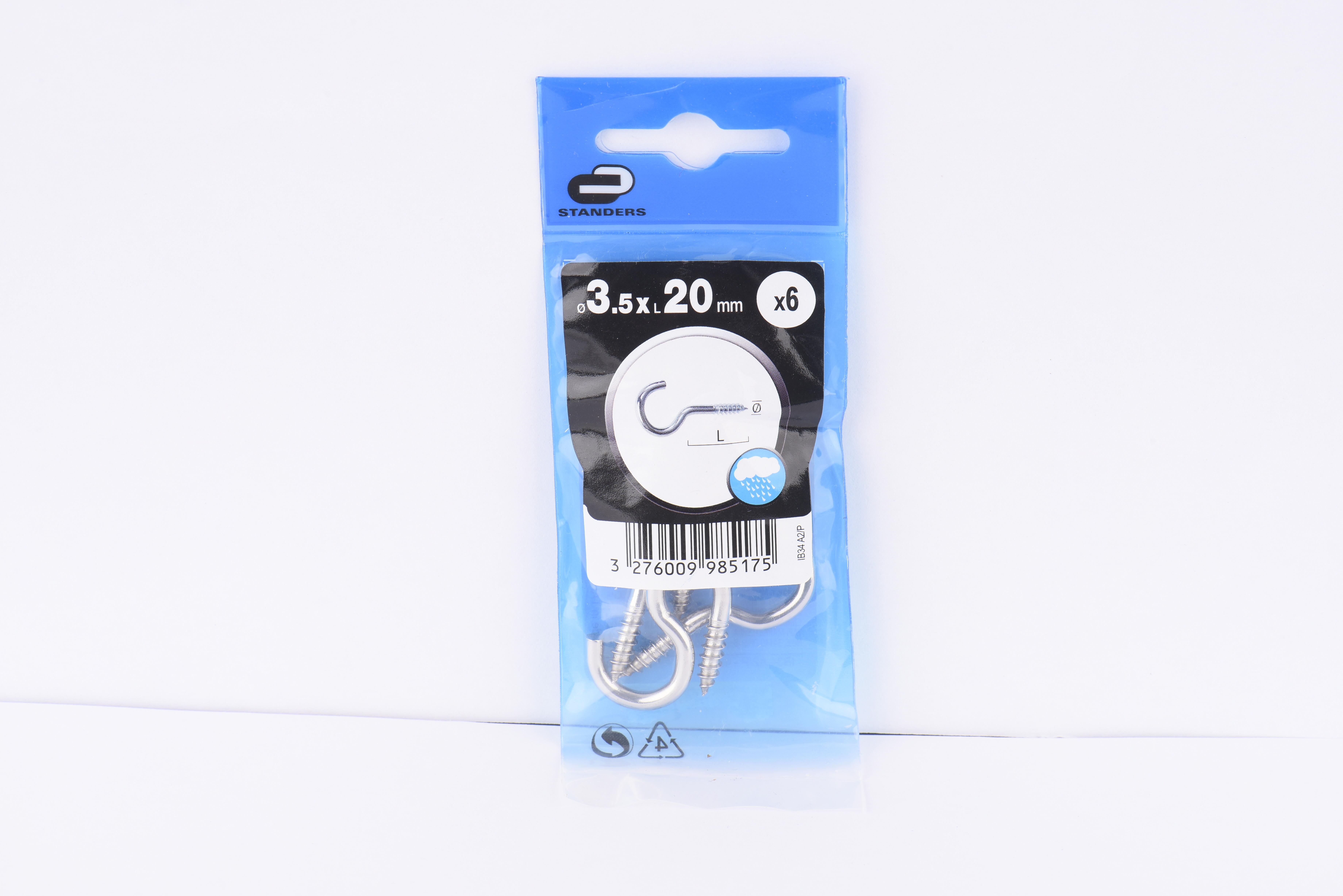 6 Camarões STANDERS ABERTOS 3.5X20 - 4