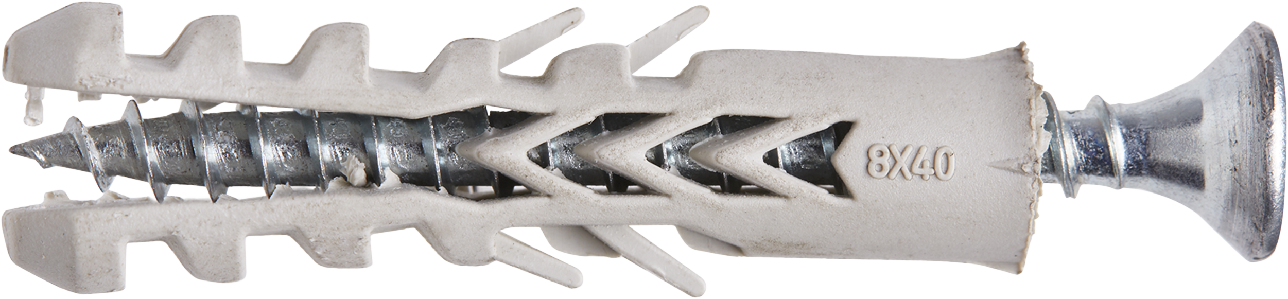 10 buchas nylon STANDERS 8X40MM COM PARAFUSO - 2