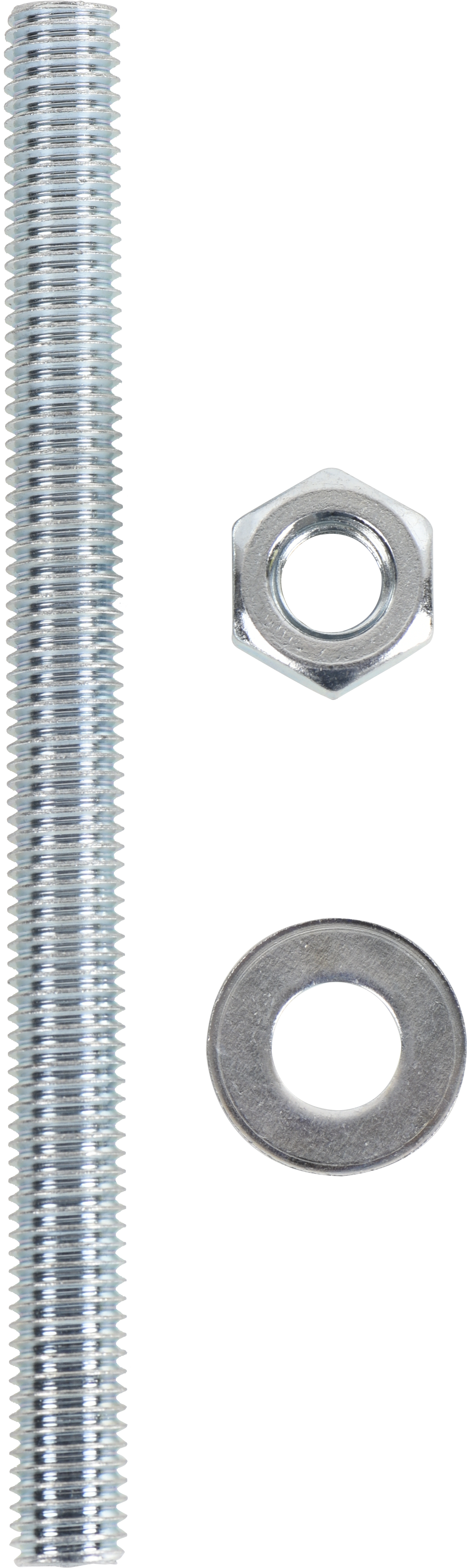 4 varillas roscadas con tuerca y arandela standers de 10x130 mm