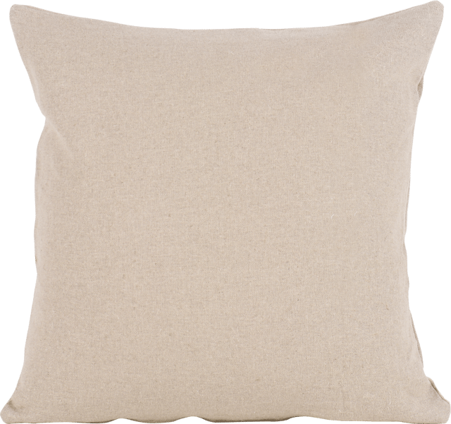 Funda de cojín cuadrada Alma lino liso natural 40 x 40 cm