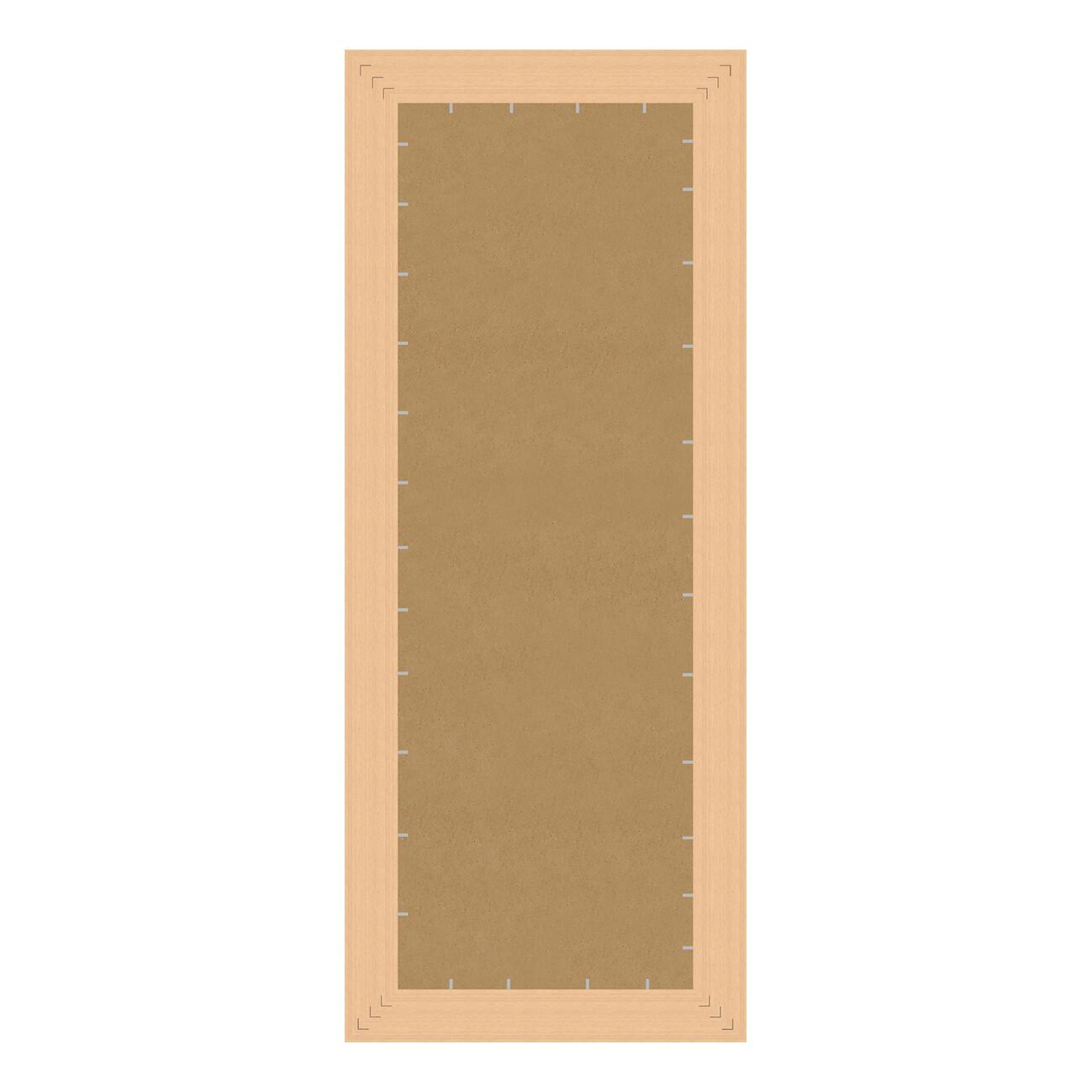 Specchio rettangolare in legno argento 67 x 167 cm - 3