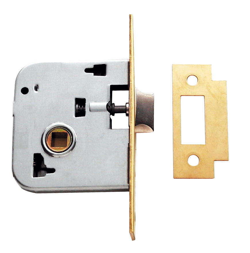 Picaporte tubular cuadrado de 40 mm de entrada