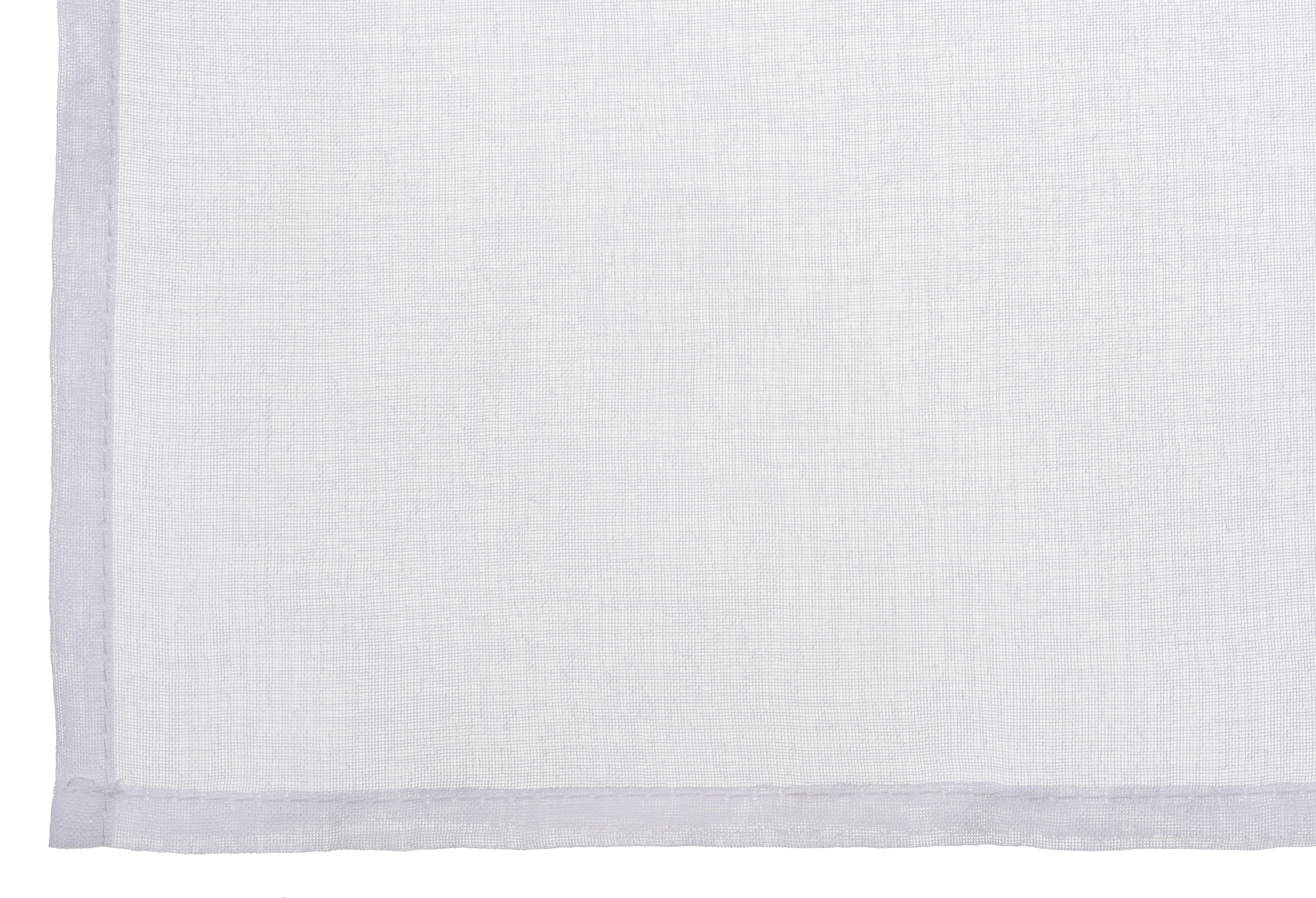 Visillo tendina pasabarras Leo poliéster liso blanco JBY de 90x210cm - 6
