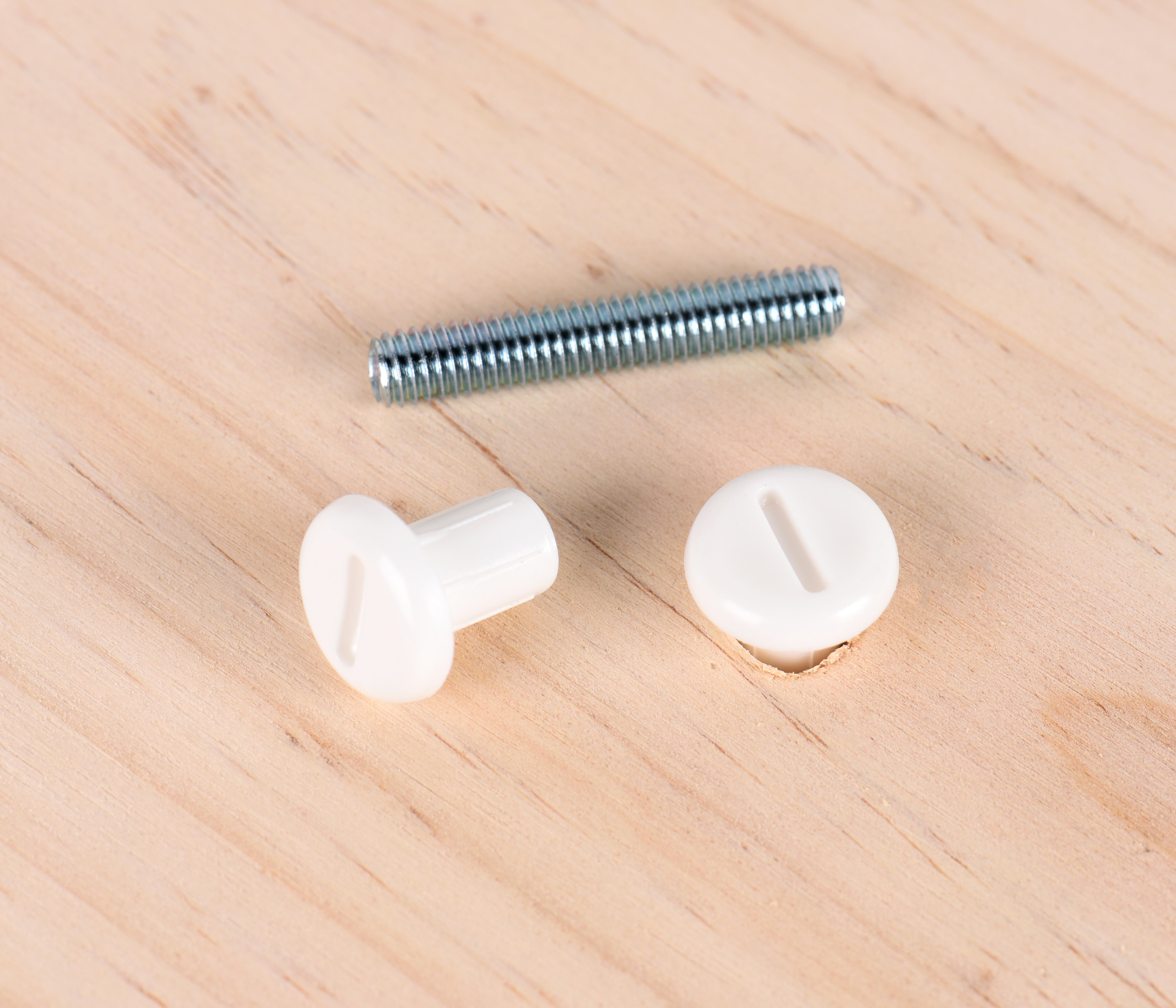 4 parafusos de união 28-34MM BRANCO - 2