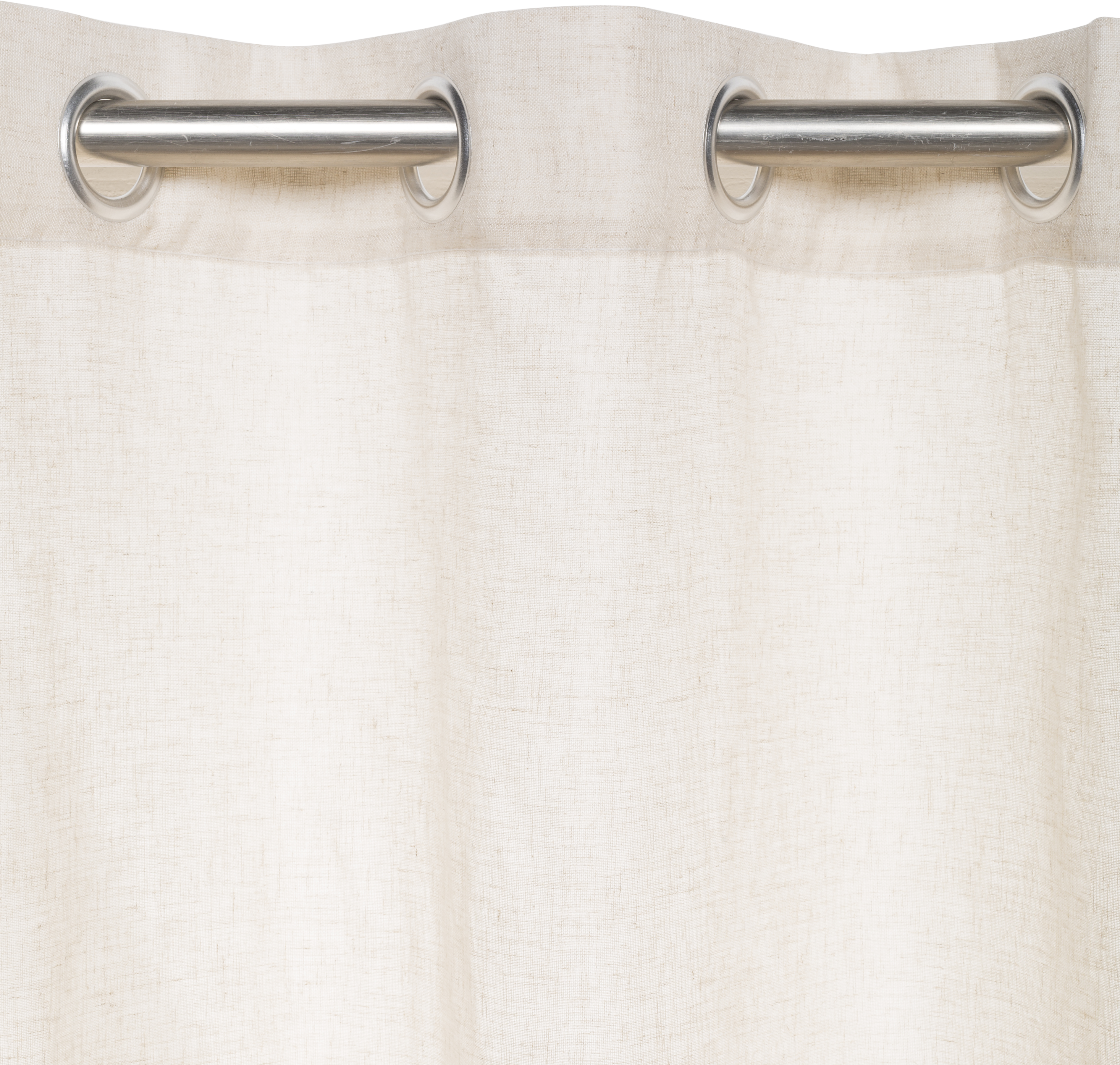 Cortinado ilhós Ayden 140x270cm natural - 16