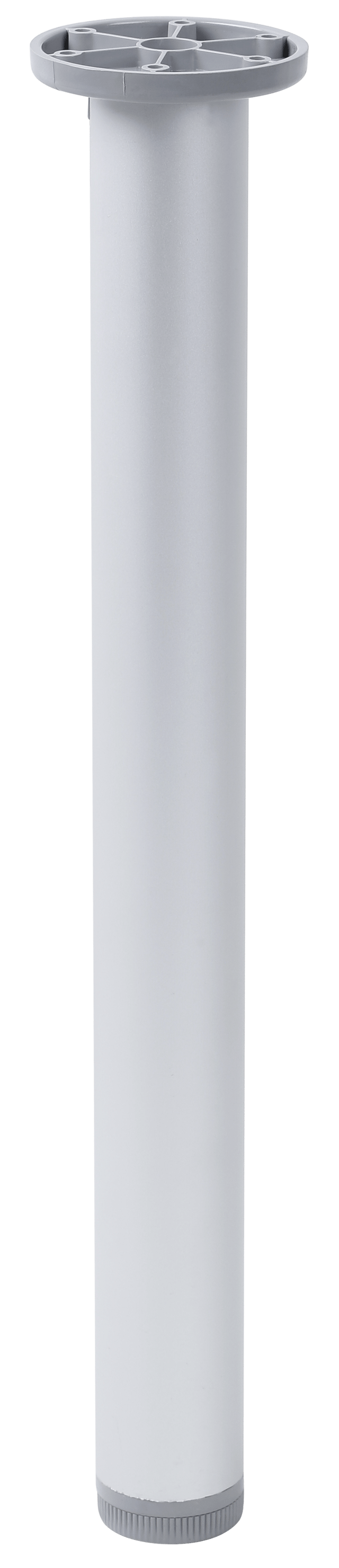 Pata para mueble de aluminio con altura regulable color gris altura 40 cm