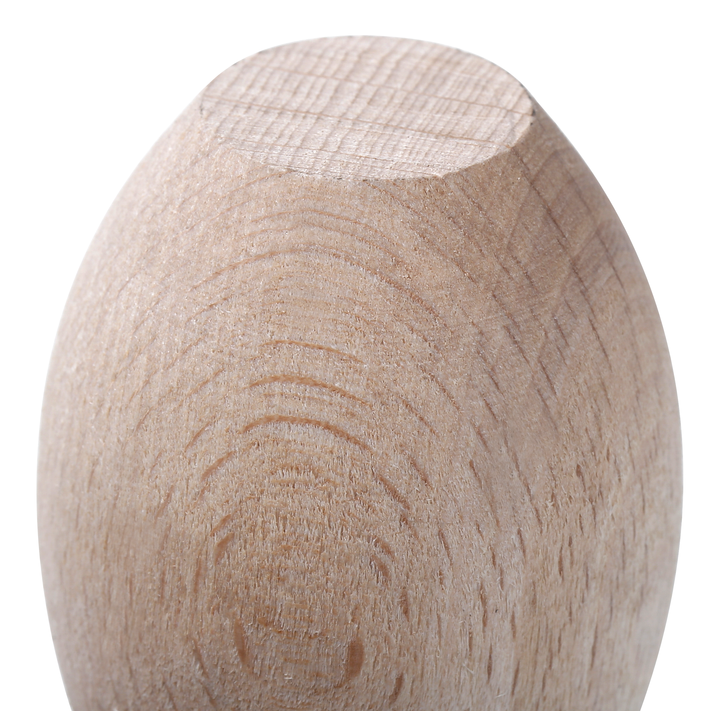 Pé Redondo Madeira Altura 55mm Diâmetro 36mm Faia sem Verniz - 4