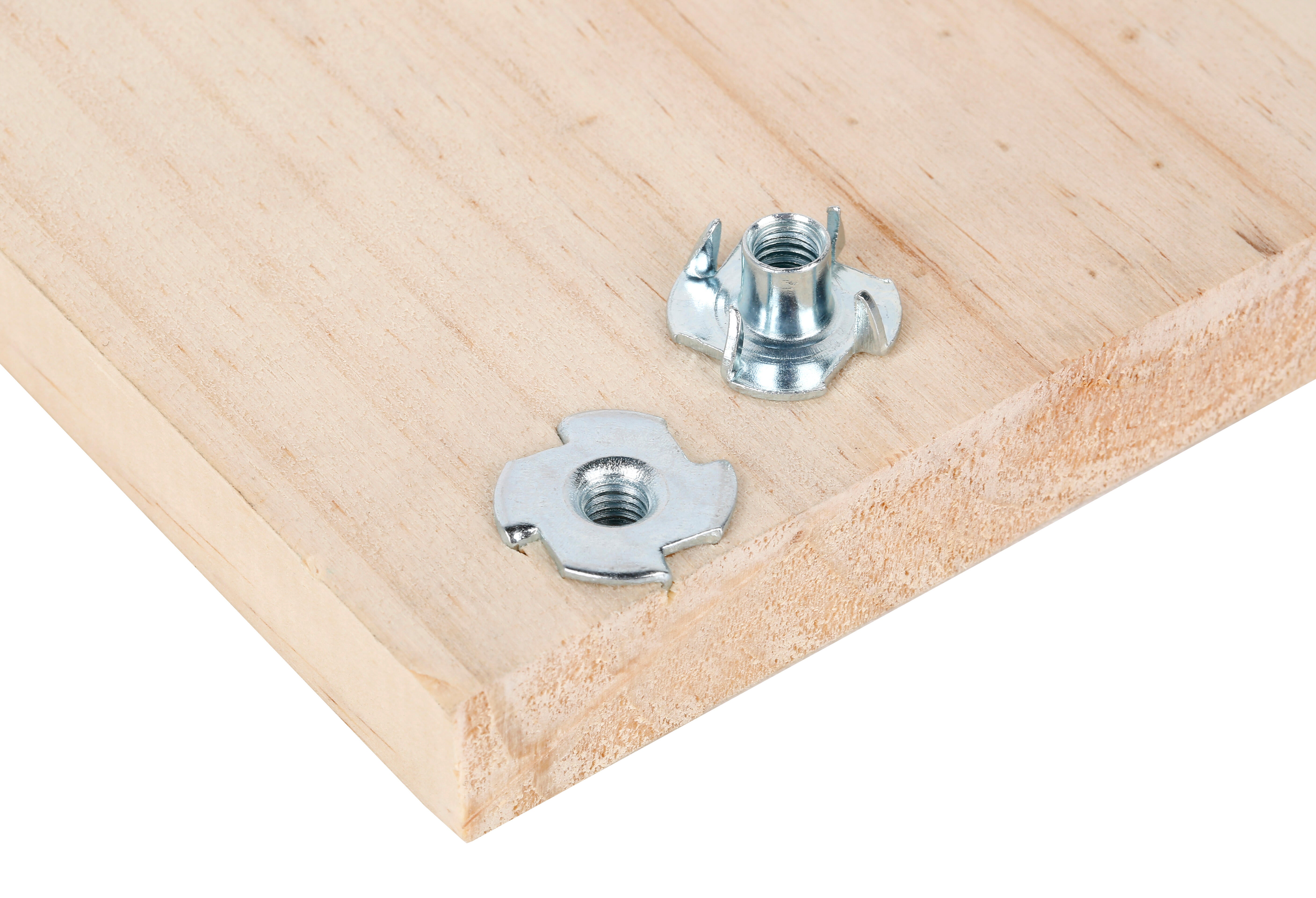 4 porcas de pregar M10 ZINCADO - 2