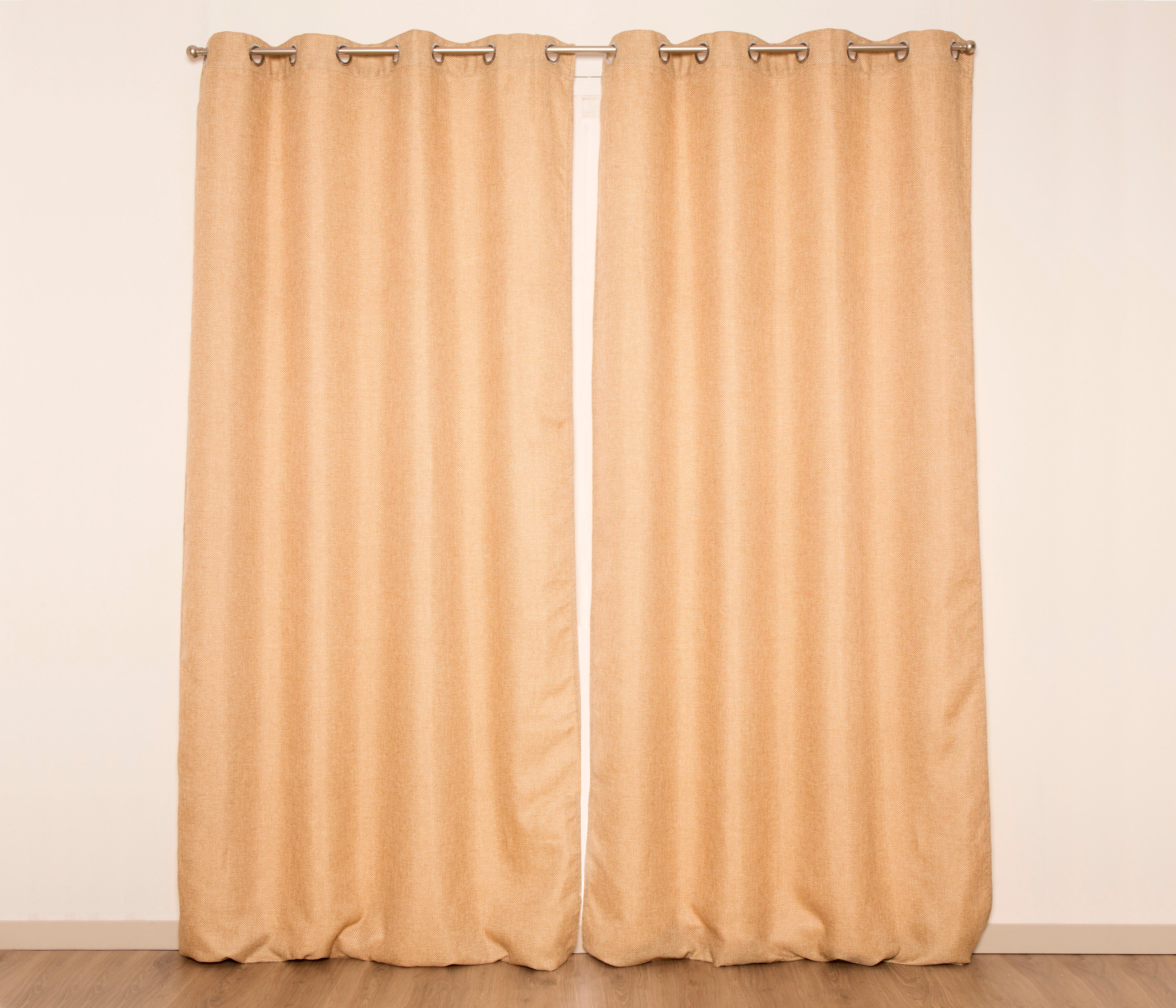 Cortinado ilhós Cindy 140x270cm 22 areia - 15